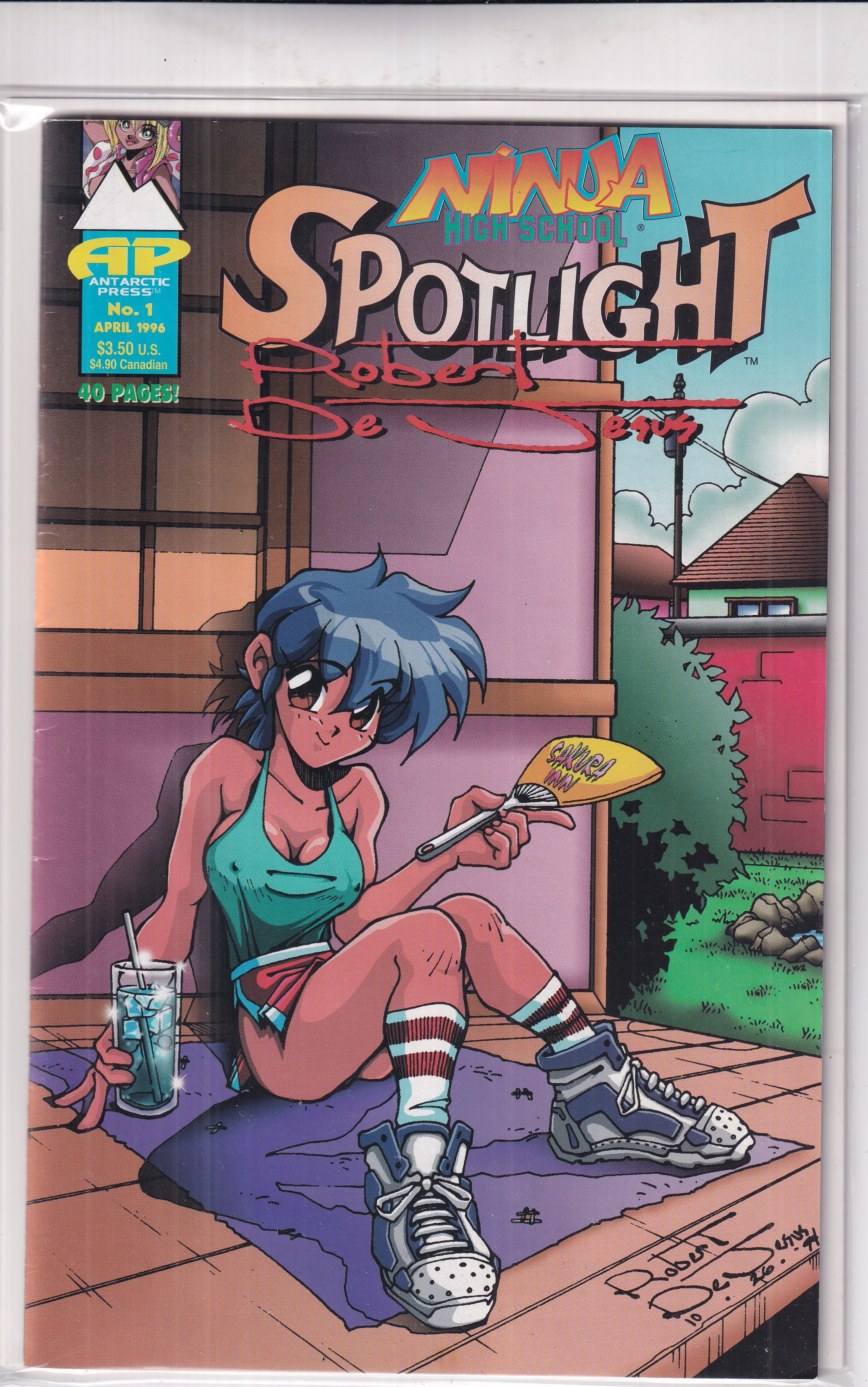 NINJA HIGH SCHOOL SPOTLIGHT ROBERT DEJESUS #1 - Slab City Comics 