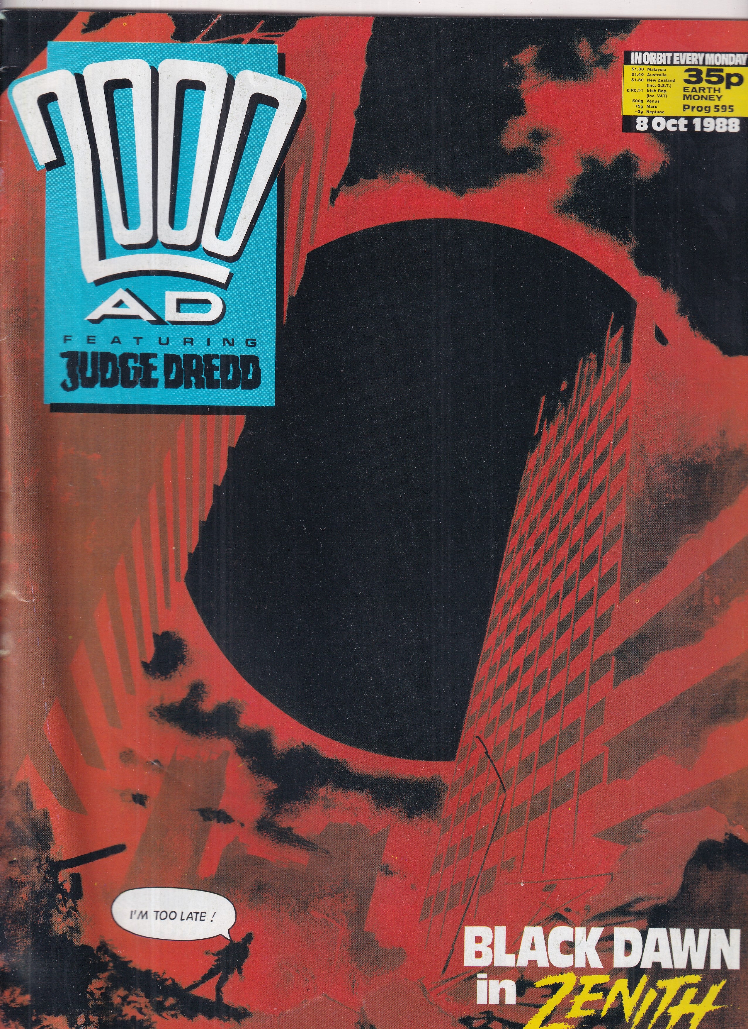 2000 AD #595 - Slab City Comics 