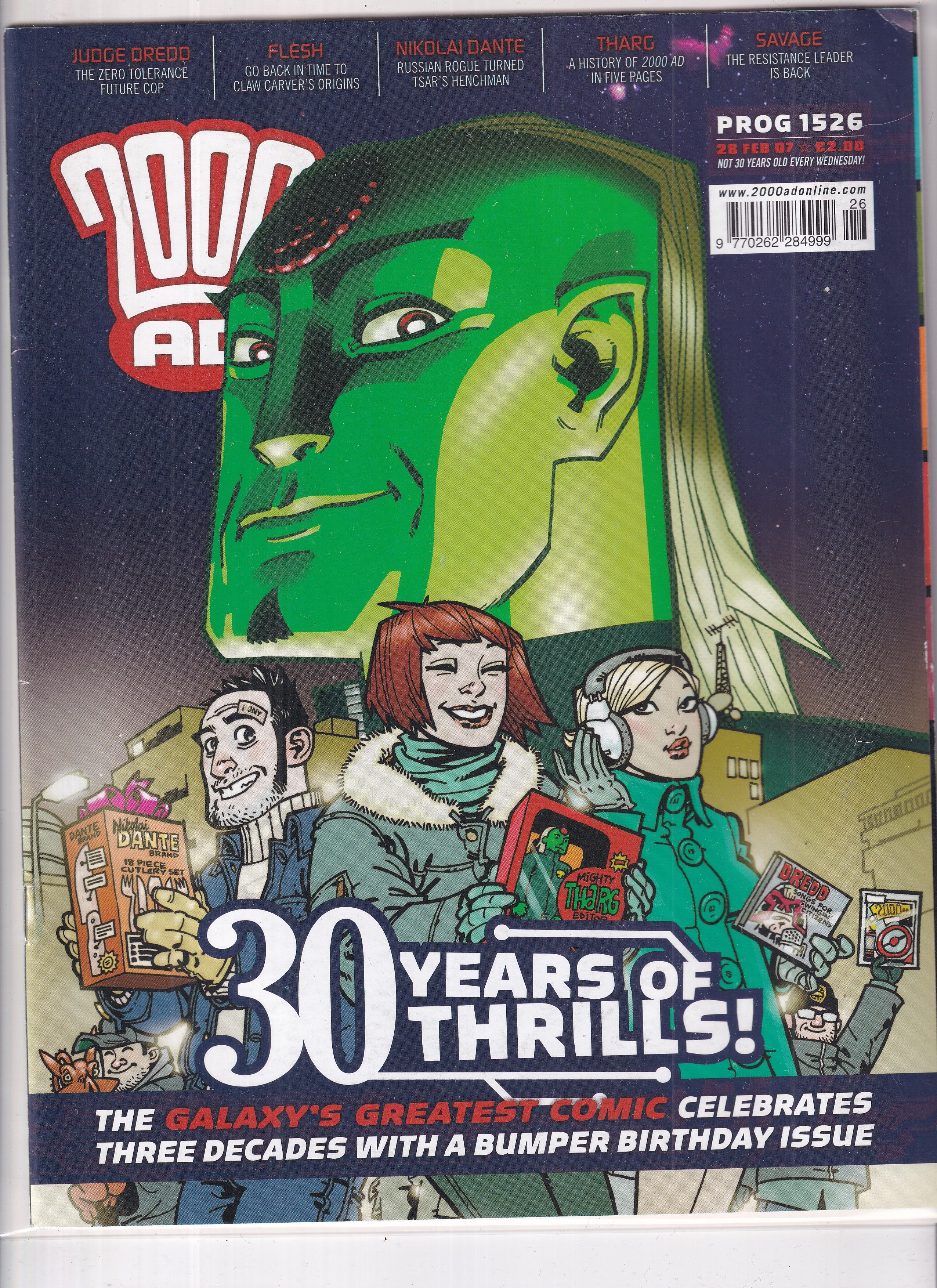 2000AD #1526 - Slab City Comics 