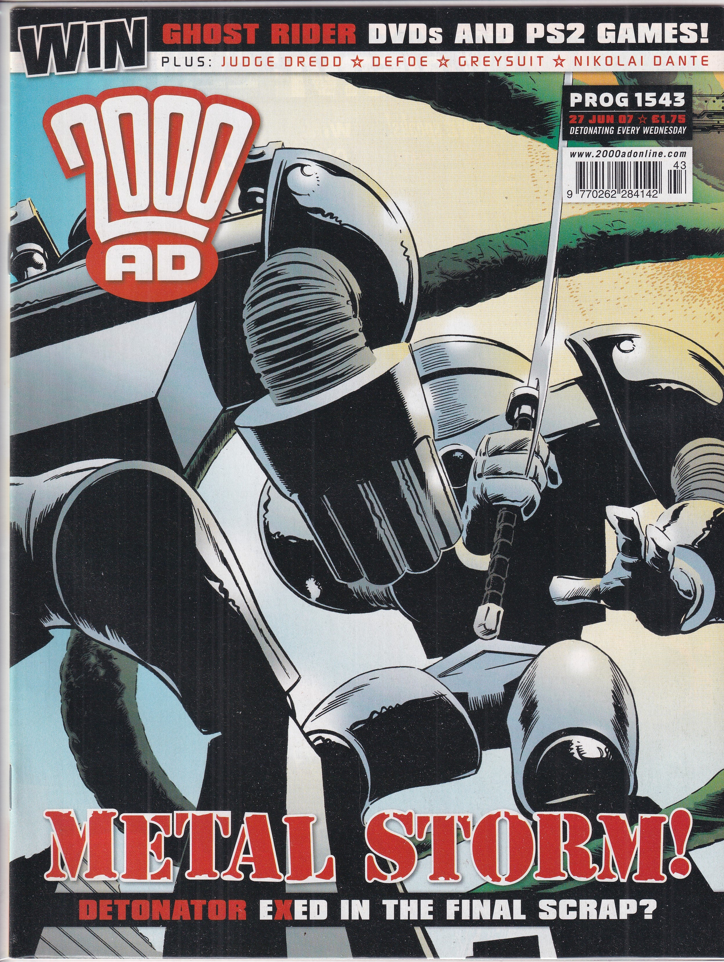 2000AD #1543 - Slab City Comics 