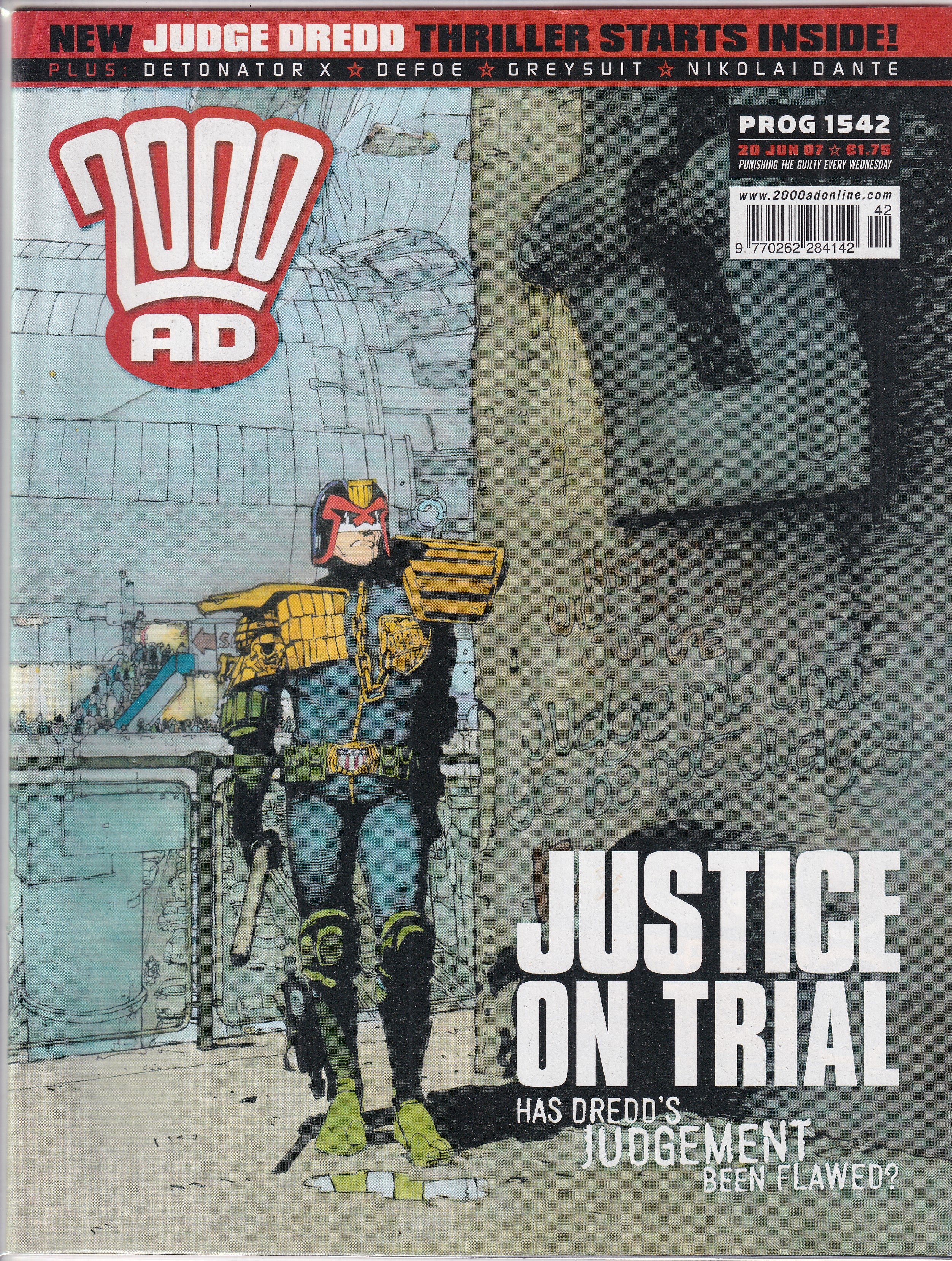 2000AD #1542 - Slab City Comics 