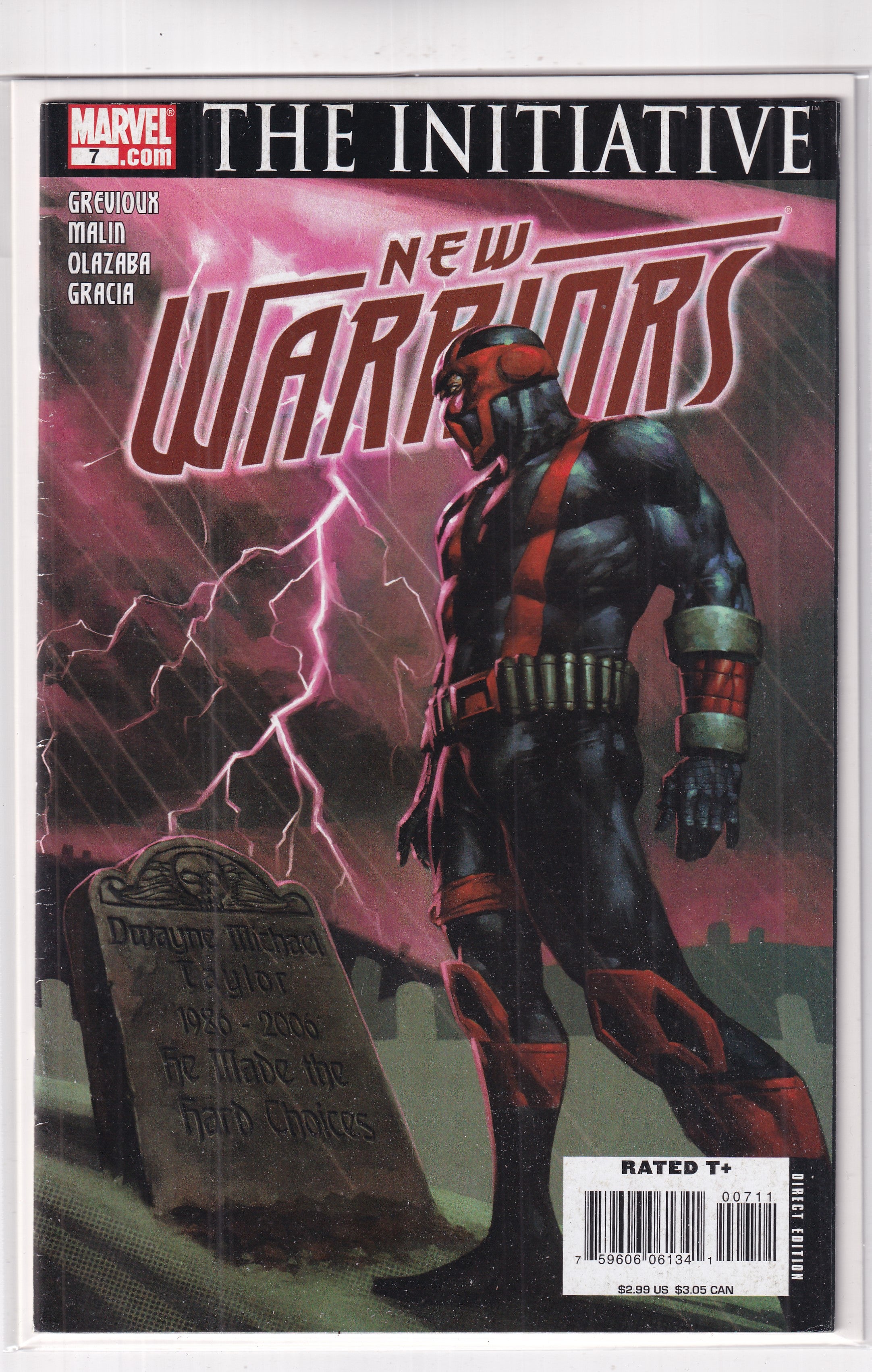 INITIATIVE NEW WARRIORS #7 - Slab City Comics 