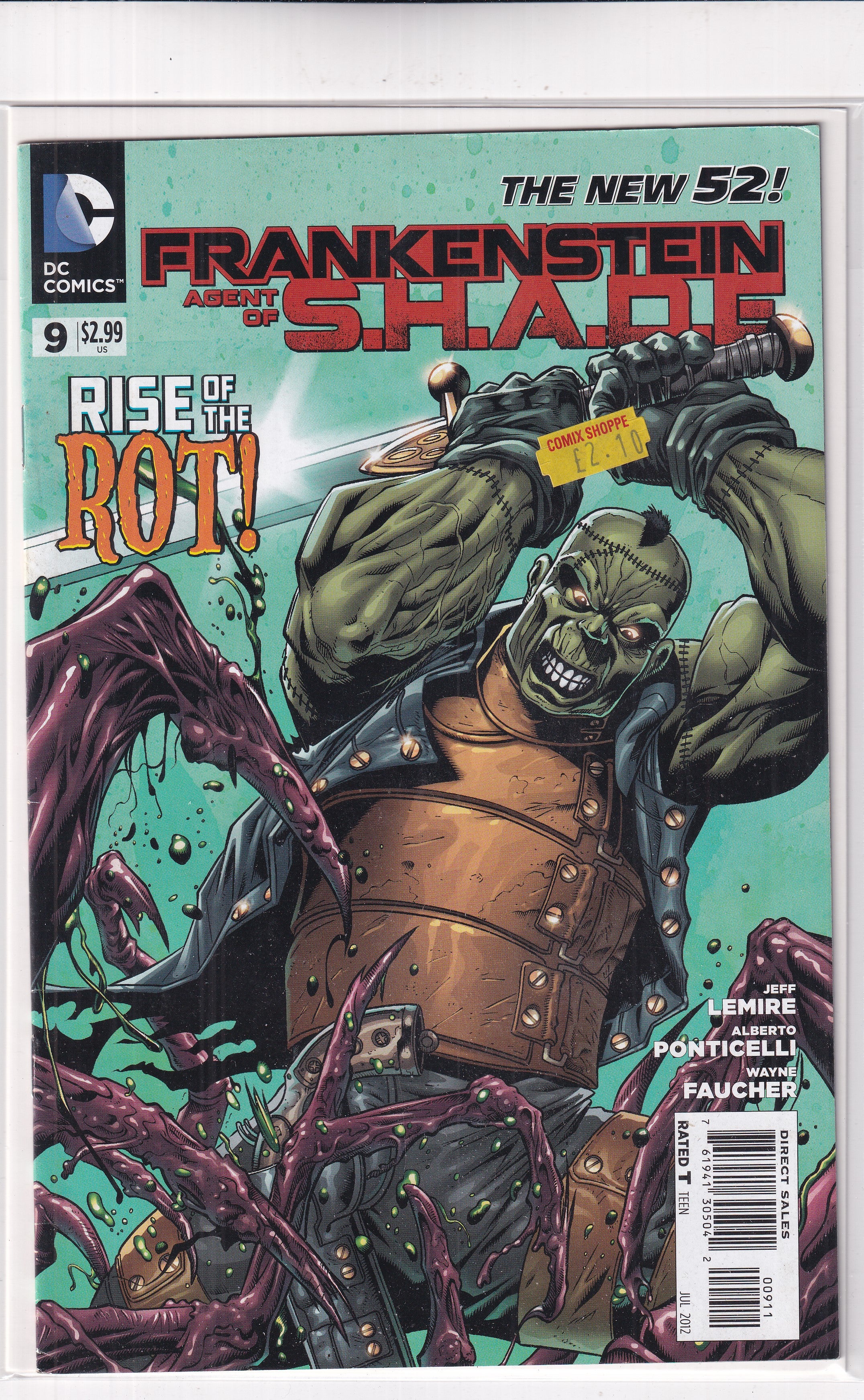 FRANKENSTEIN AGENT OF S.H.A.D.E #9 - Slab City Comics 