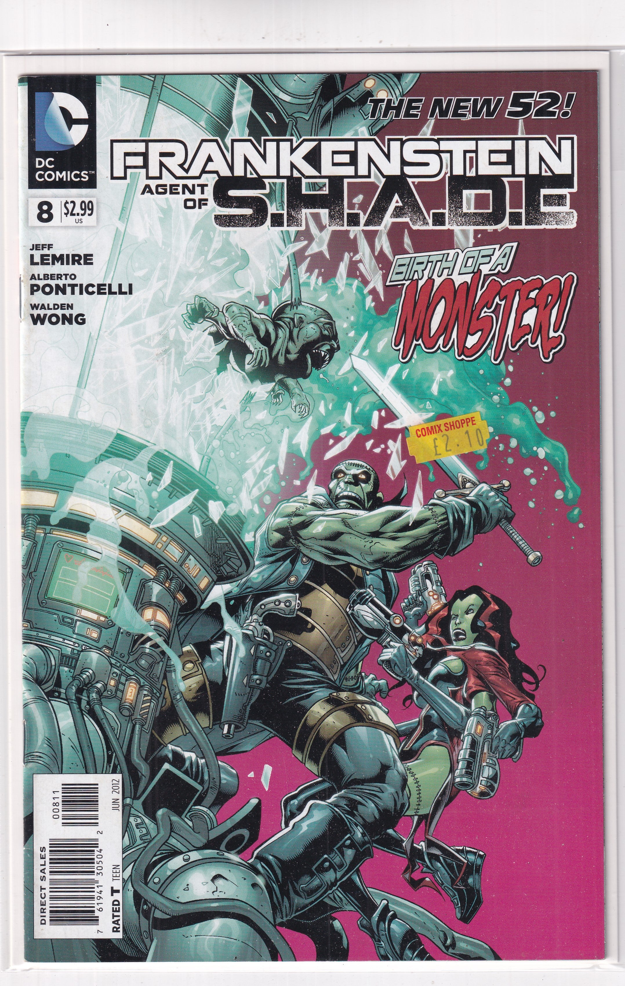 FRANKENSTEIN AGENT OF S.H.A.D.E #8 - Slab City Comics 