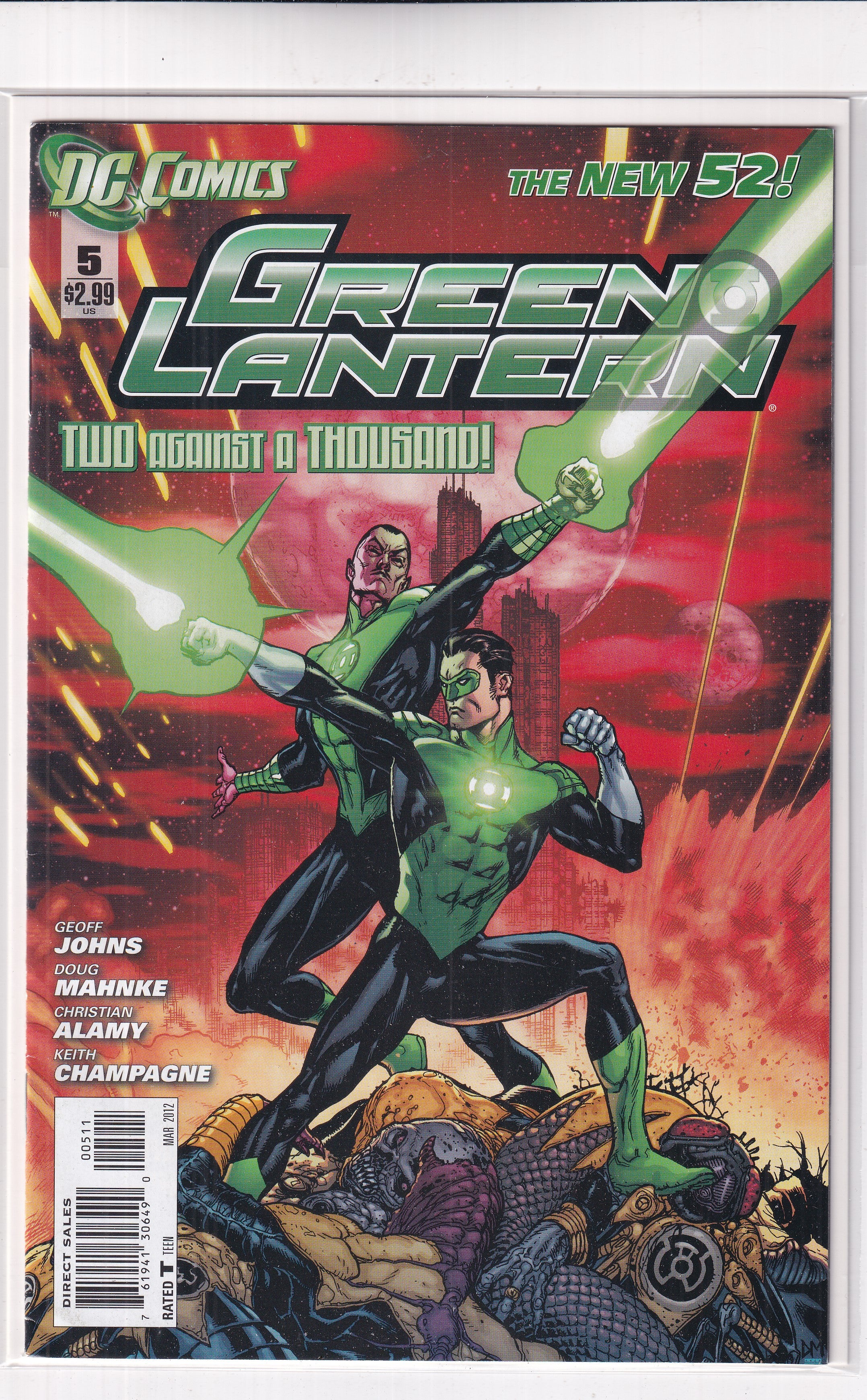 GREEN LANTERN #5 - Slab City Comics 