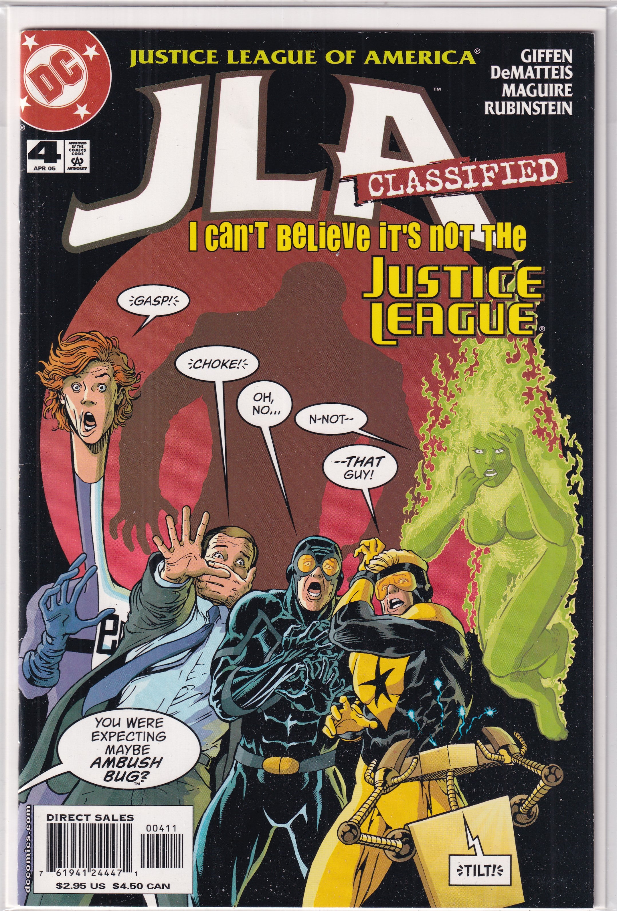 JLA JUSTICE LEAGUE OF AMERICA CLASSIFIED #4 - Slab City Comics 