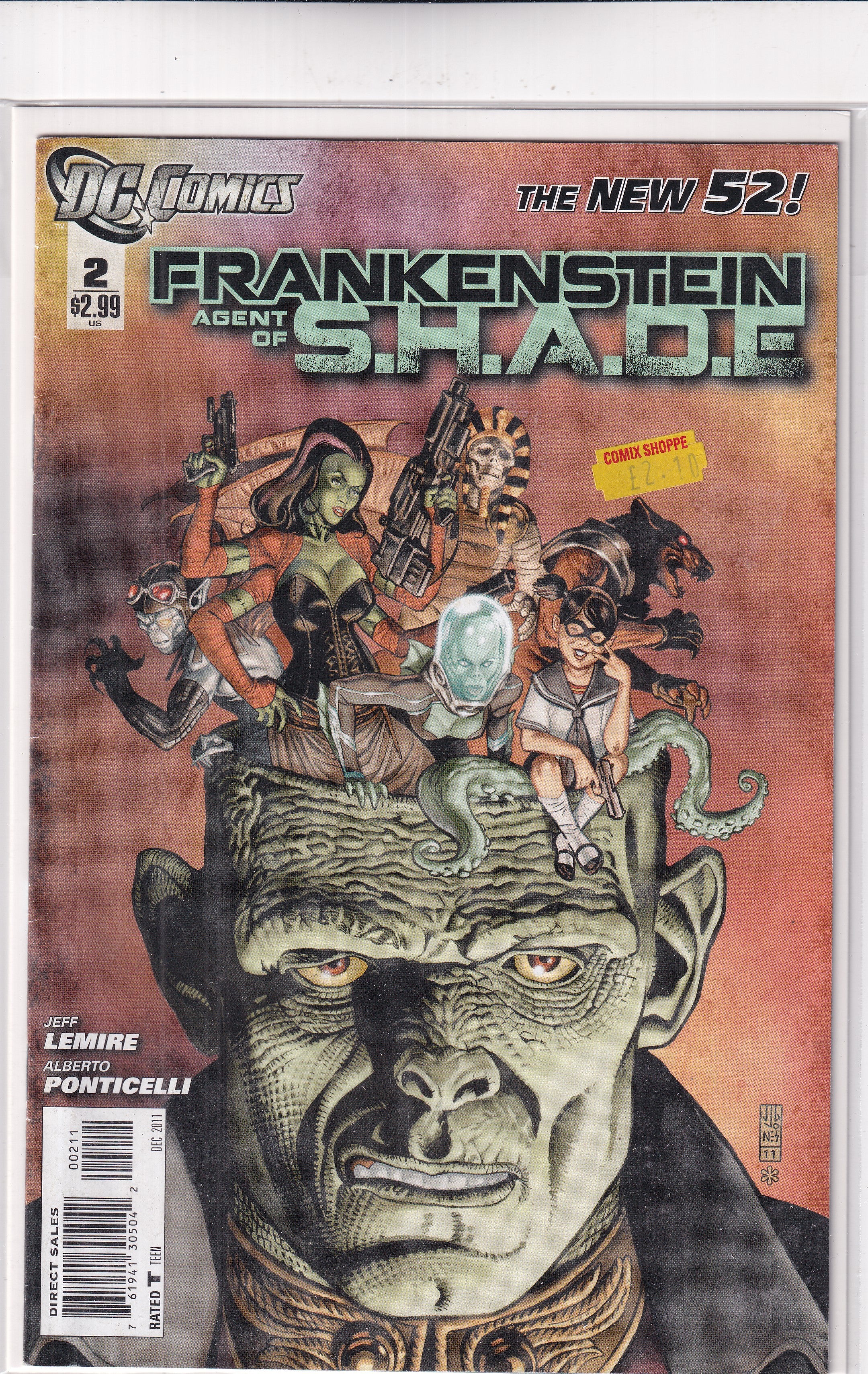 FRANKENSTEIN AGENT OF S.H.A.D.E #2 - Slab City Comics 