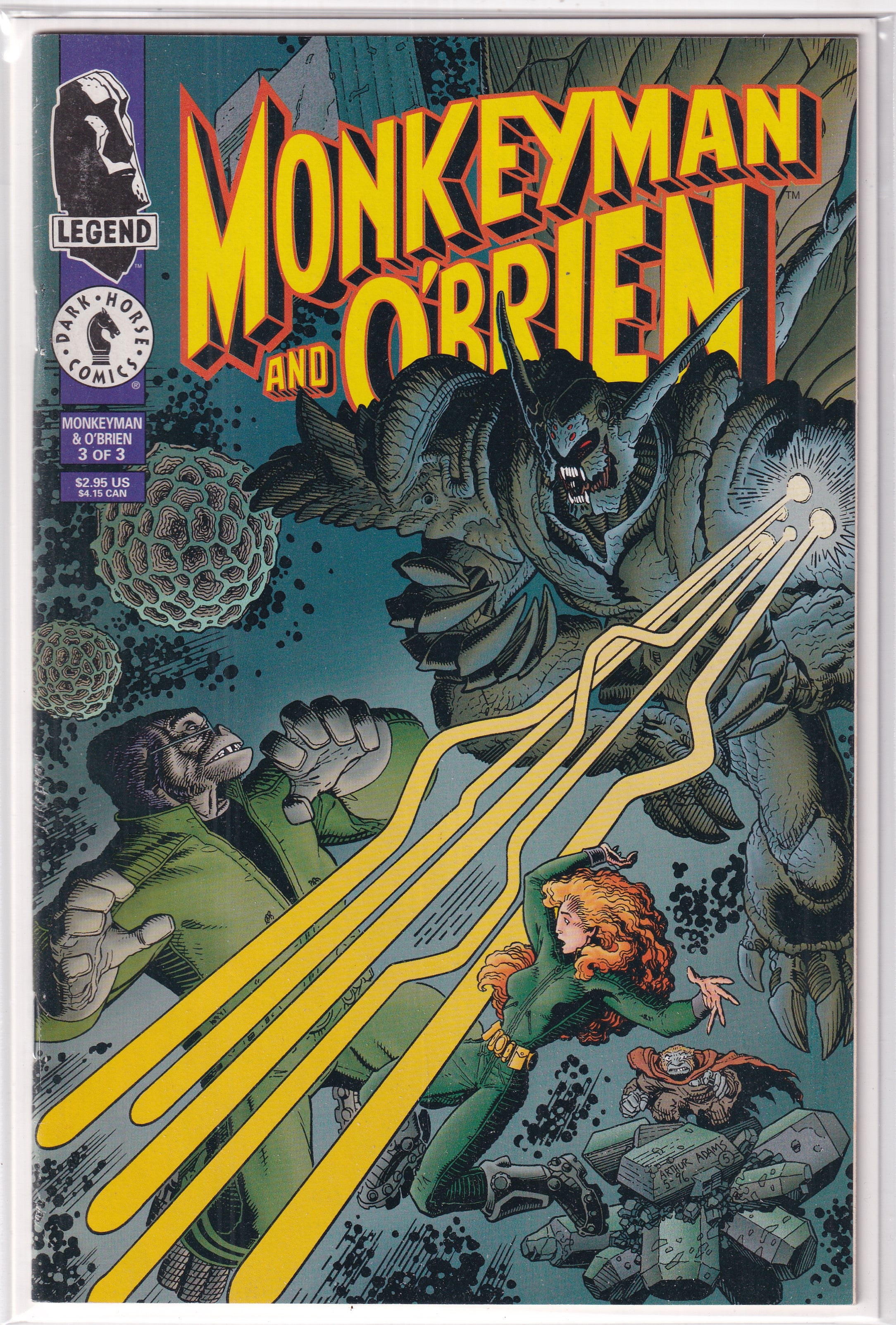 MONKEYMAN AND O'BRIEN #3 - Slab City Comics 