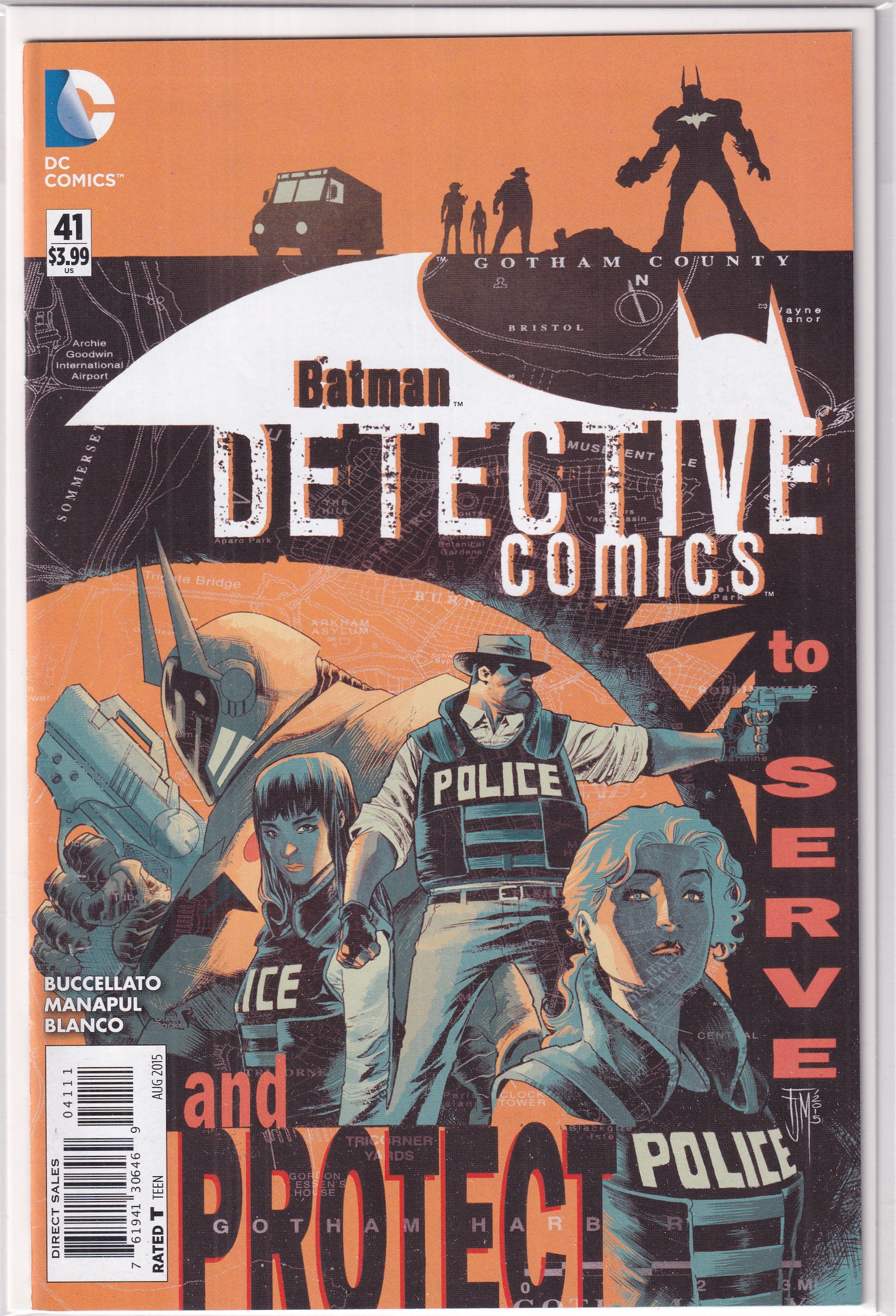 BATMAN DETECTIVE COMICS TO SERVE AND PROTECT #41 - Slab City Comics 