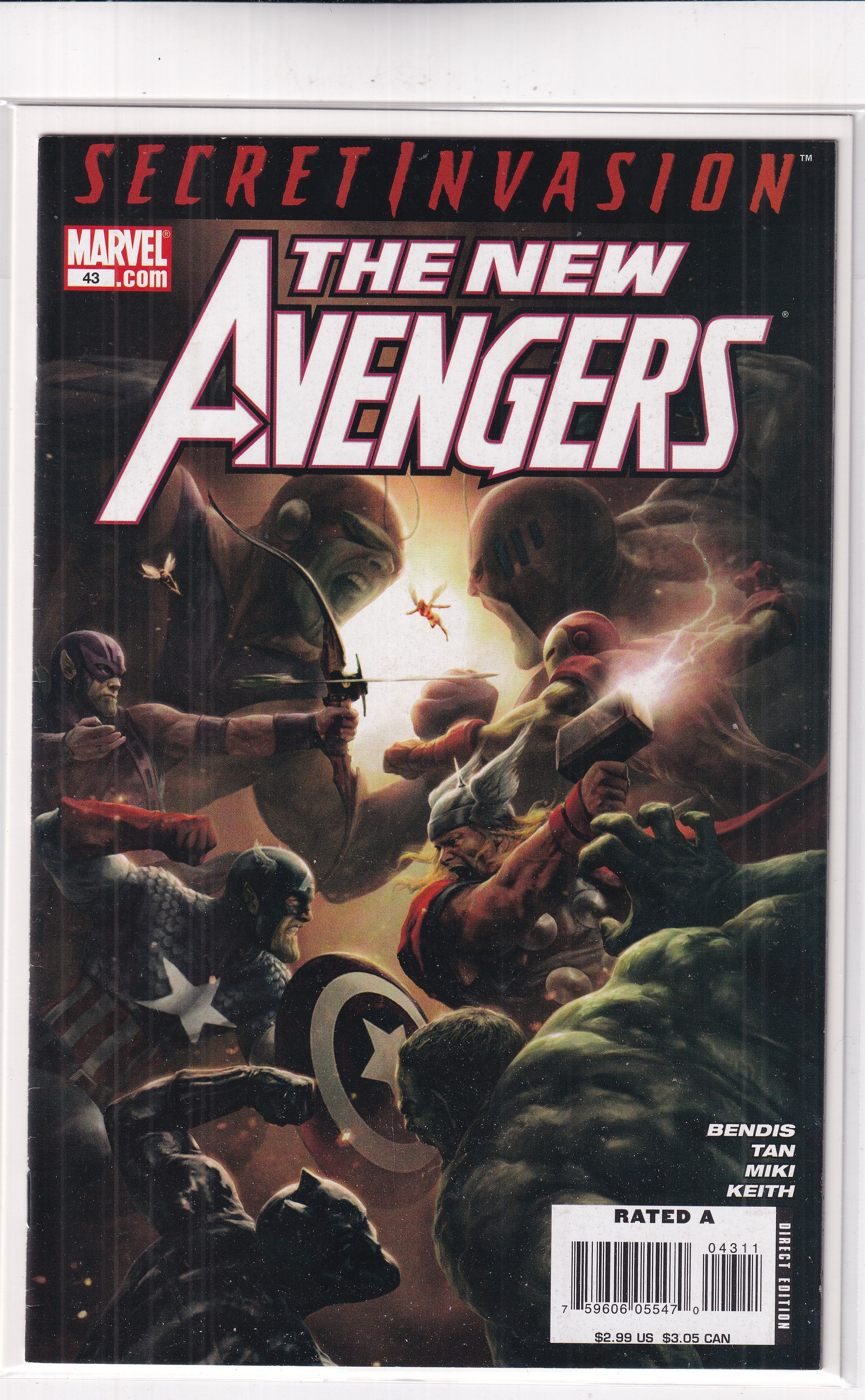 SECRET INVASION NEW AVENGERS #43 - Slab City Comics 