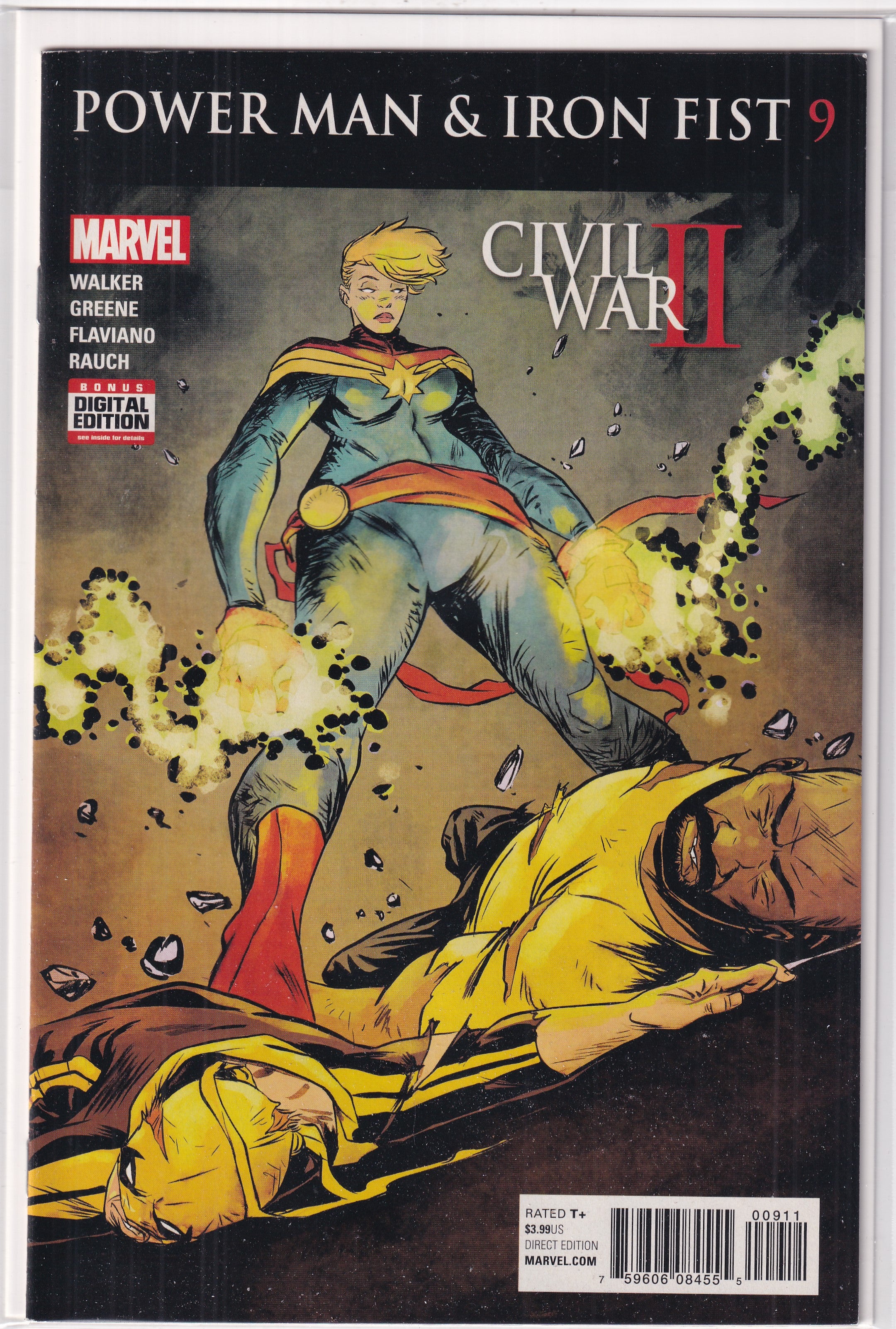 POWER MAN & IRON FIST CIVIL WAR II #9 - Slab City Comics 