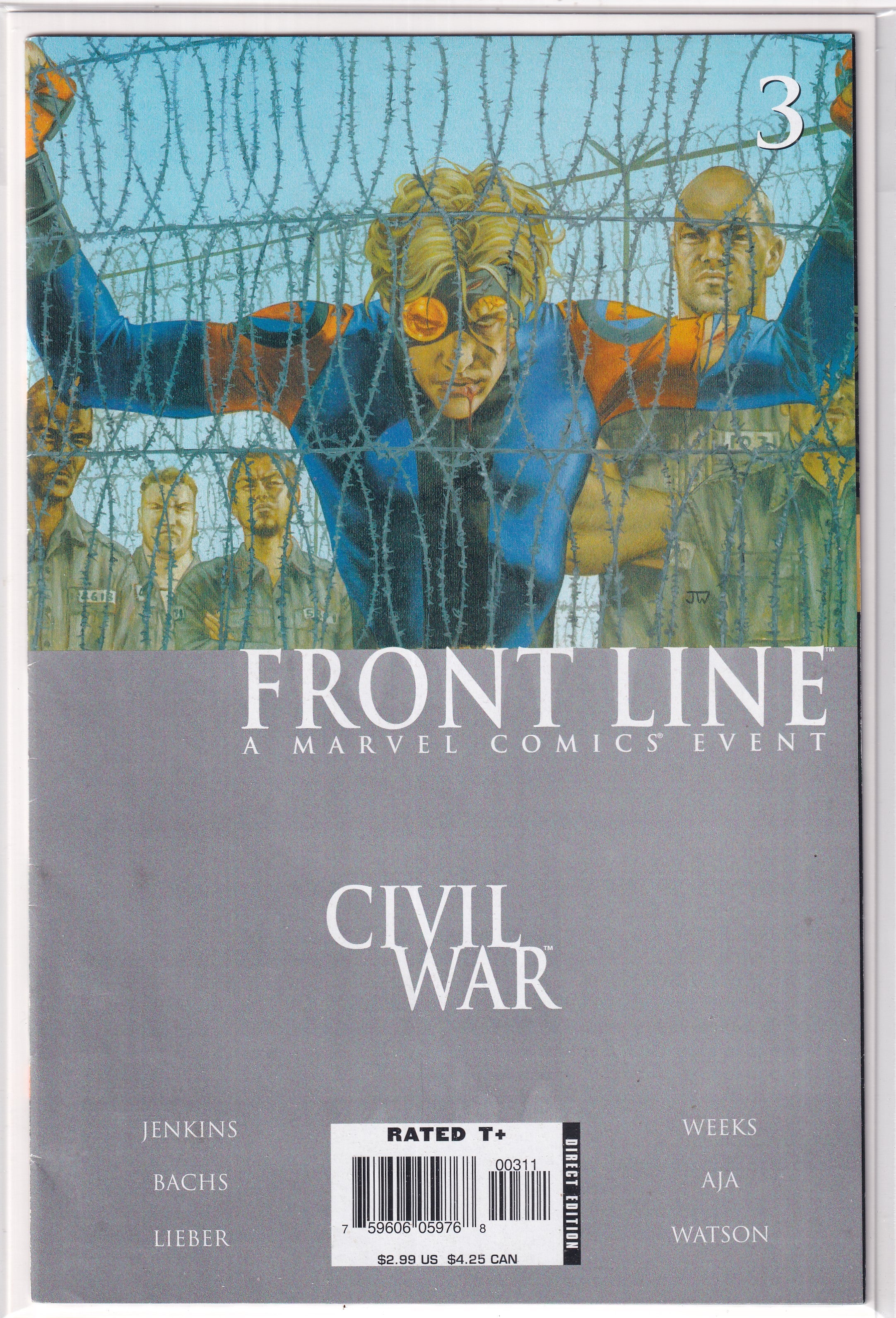 FRONT LINE CIVIL WAR #3 - Slab City Comics 