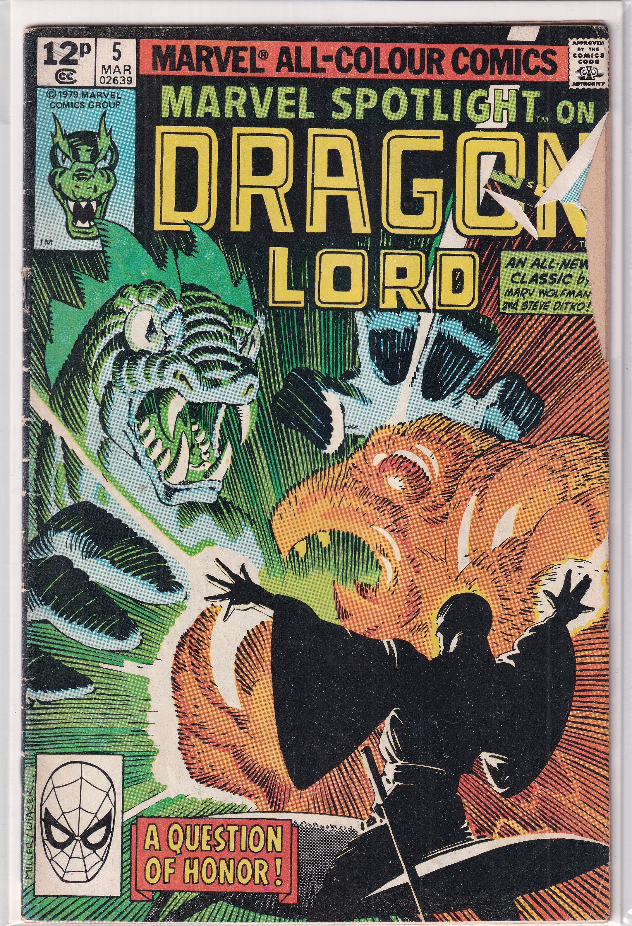 MARVEL SPOTLIGHT ON DRAGON LORD #5 - Slab City Comics 