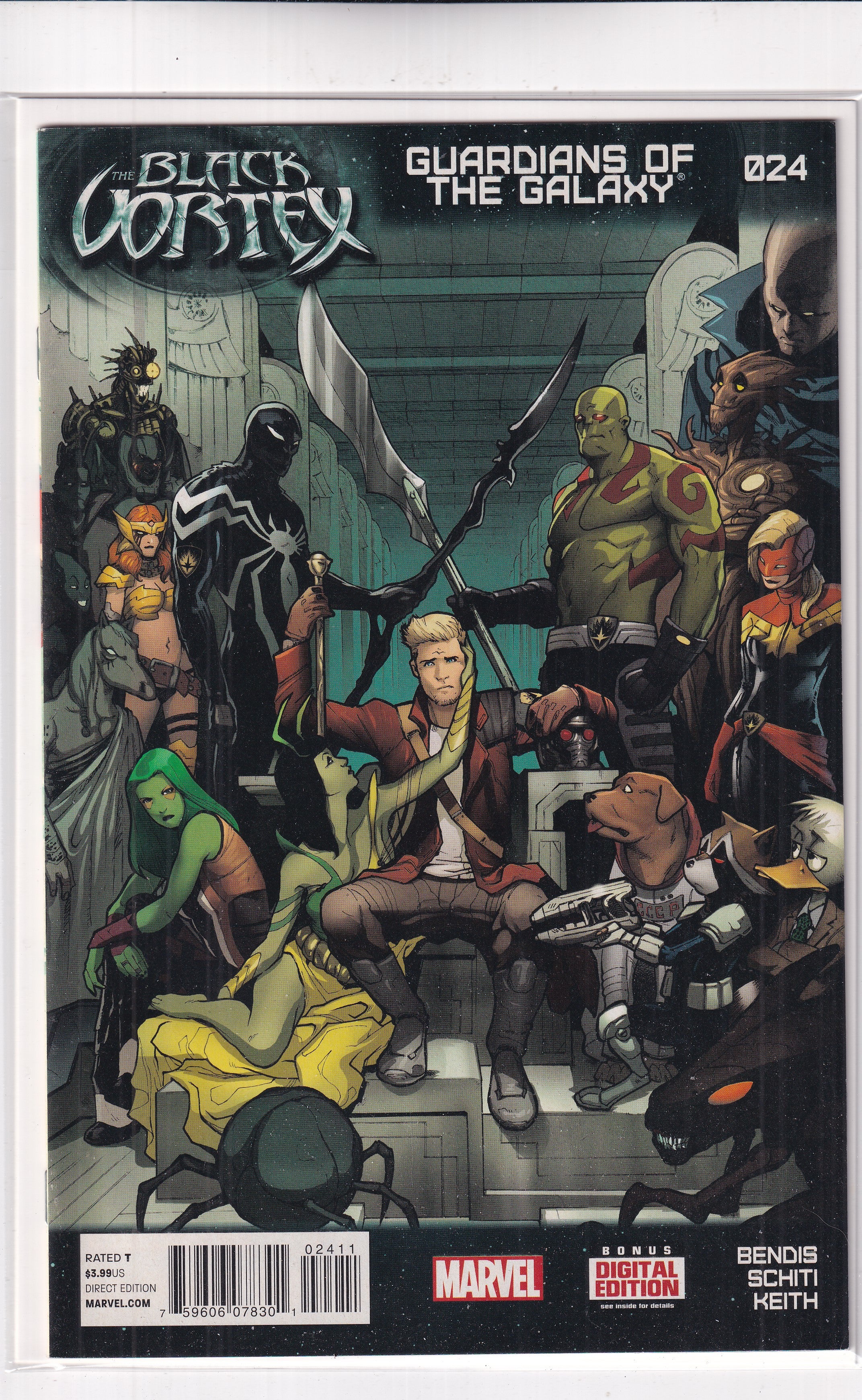 BLACK VORTEX GUARDIANS OF THE GALAXY #24 - Slab City Comics 