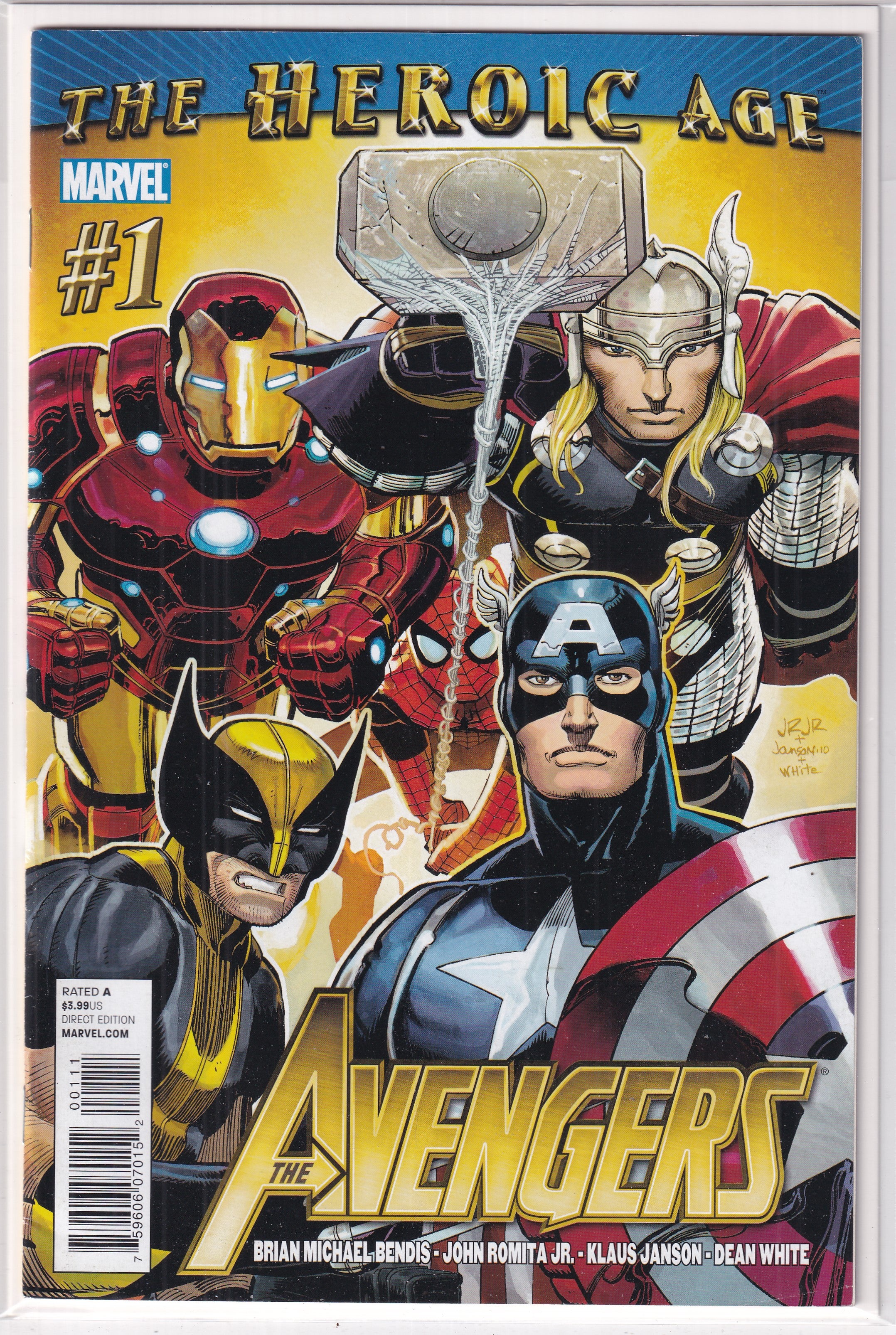 HEROIC AGE THE AVENGERS #1 - Slab City Comics 