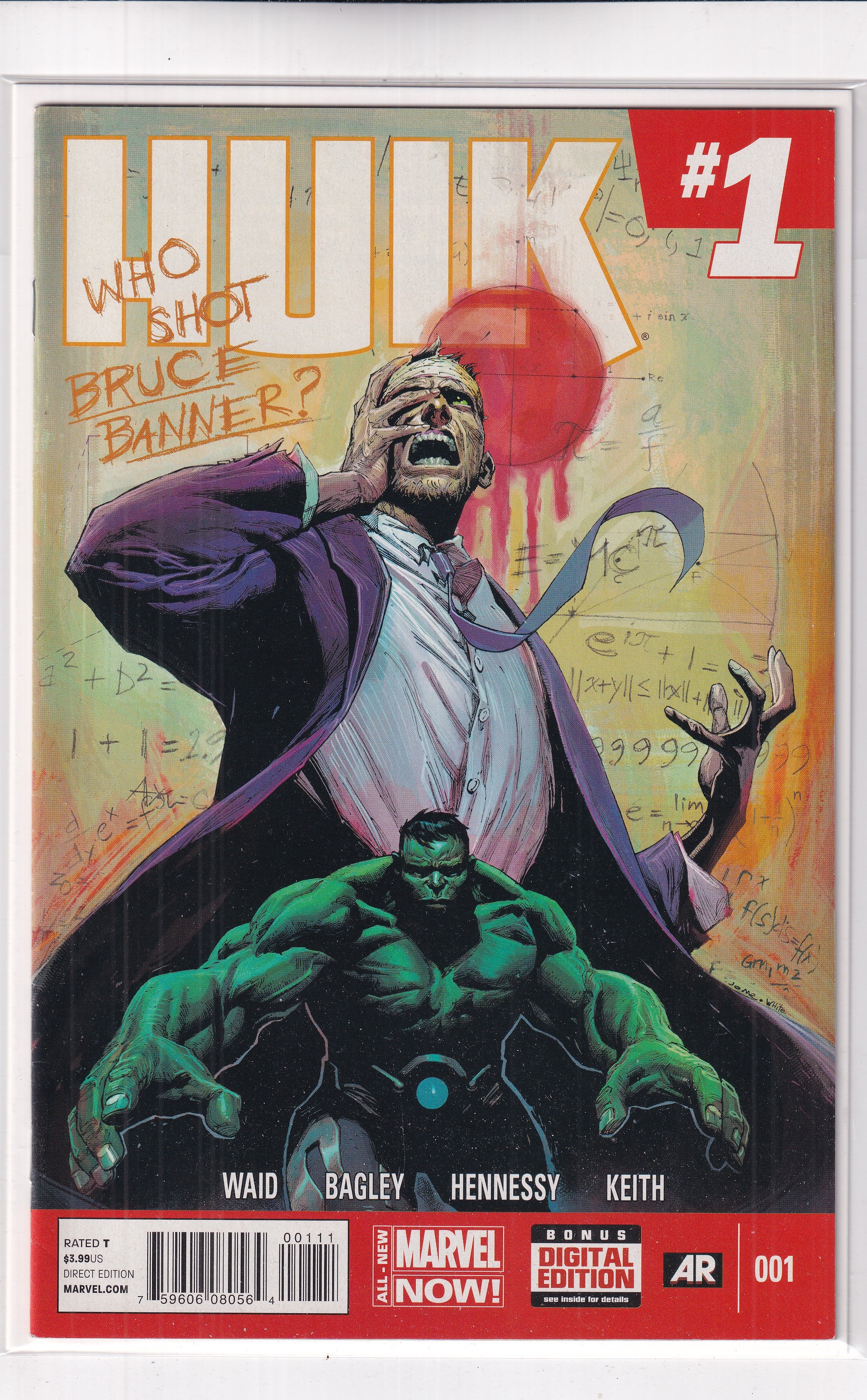 HULK #1 WHO SHOT BRUCE BANNER - Slab City Comics 