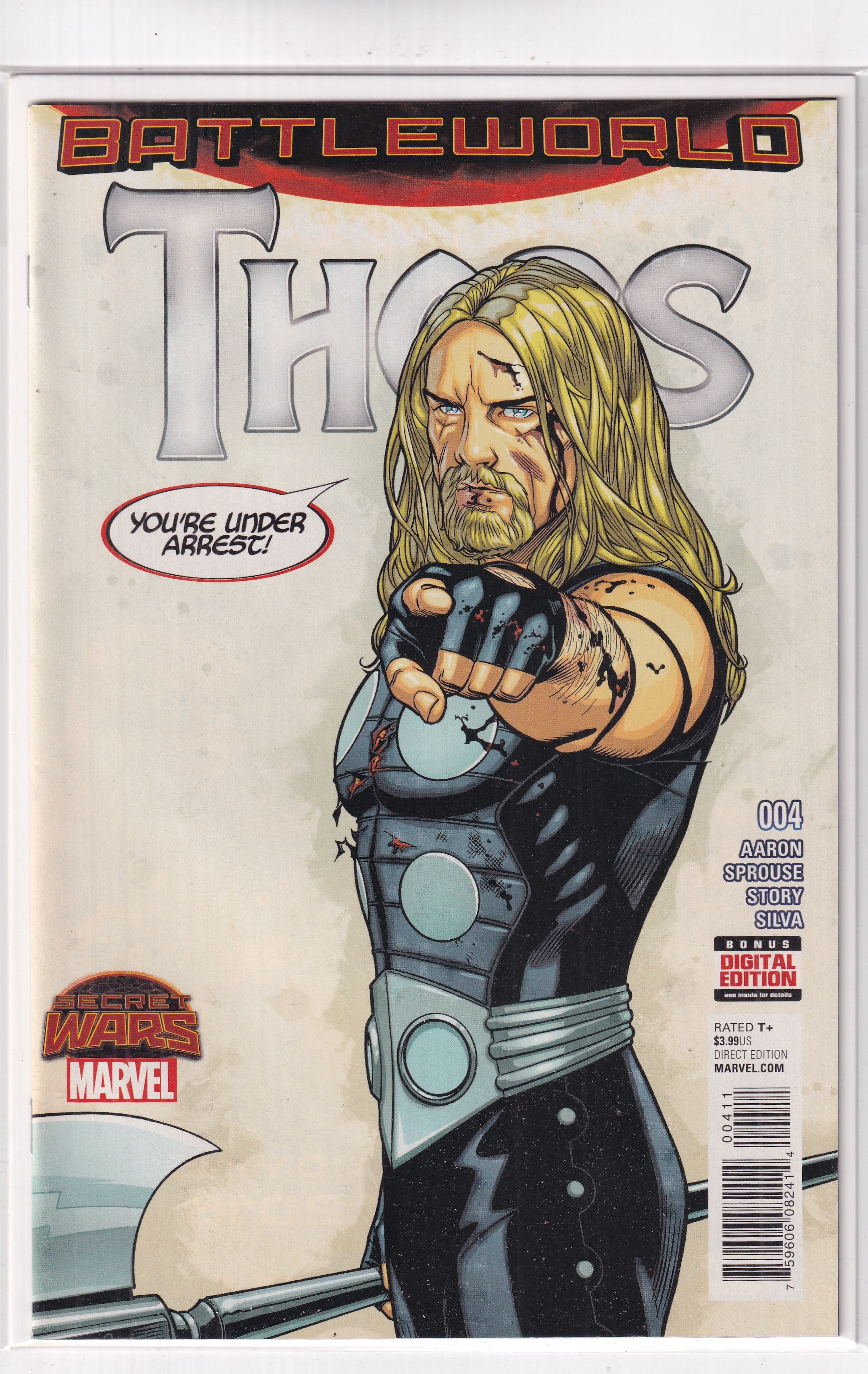 BATTLEWORLD THORS #4 - Slab City Comics 