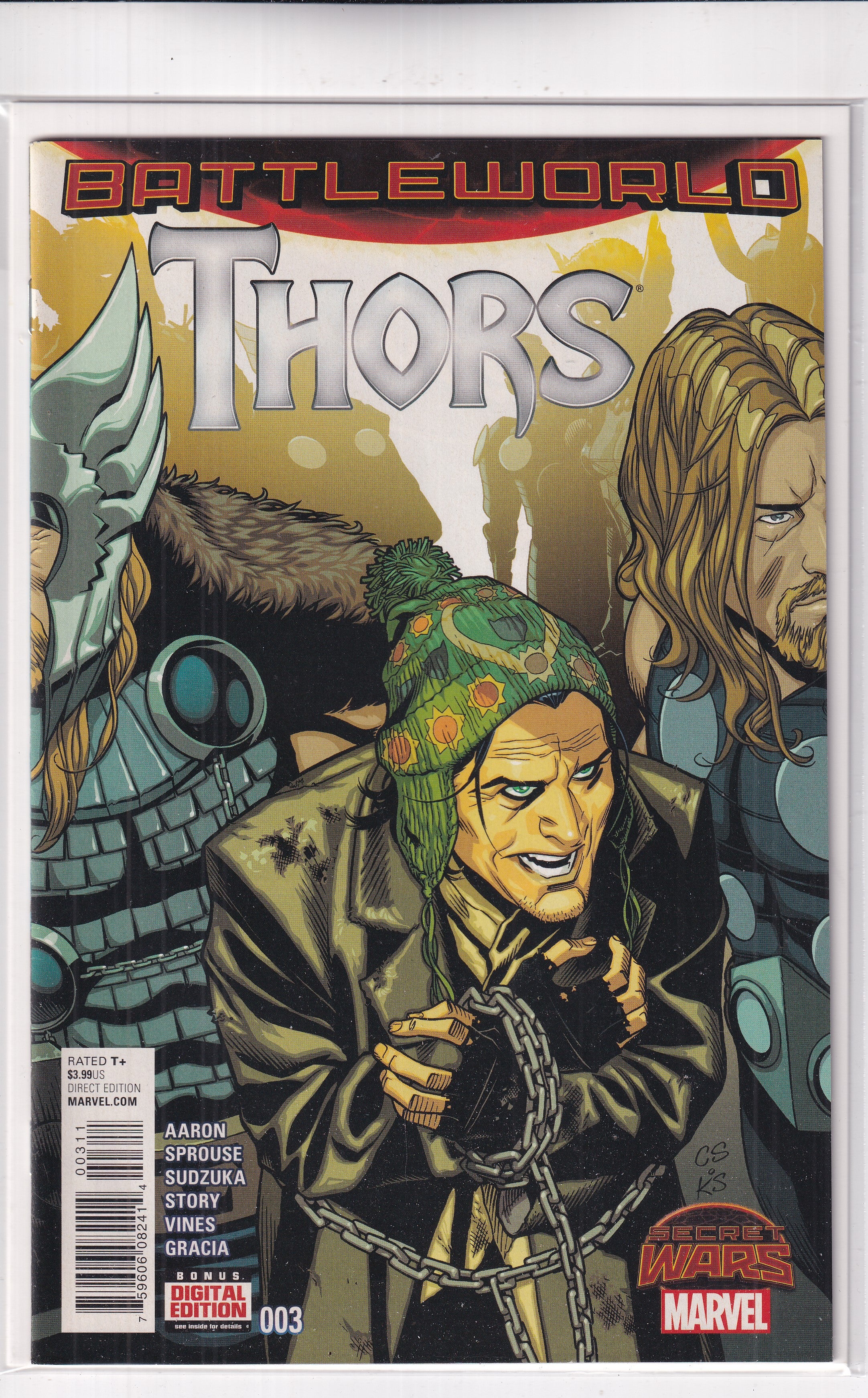 BATTLEWORLD THORS #3 - Slab City Comics 