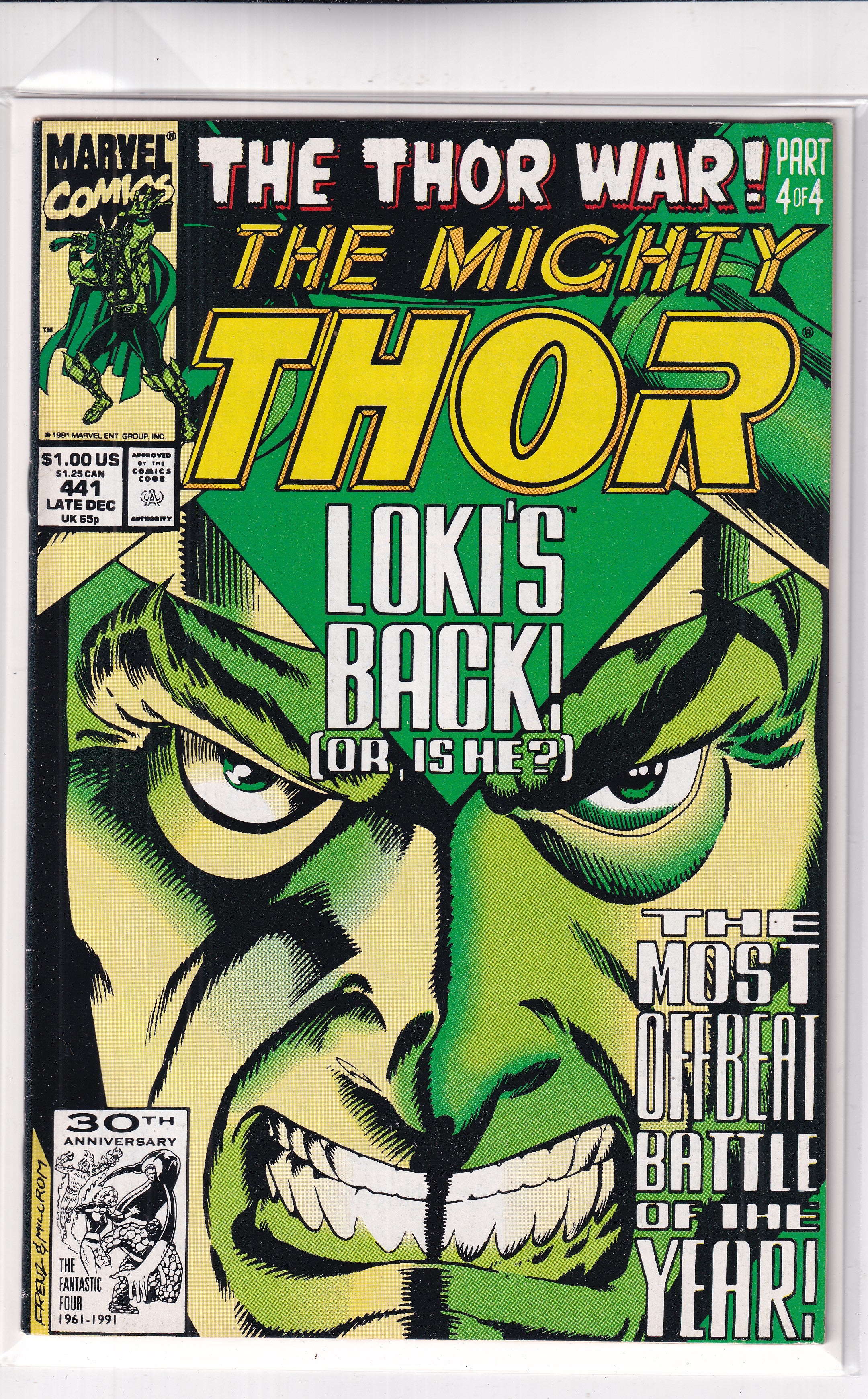 THOR WAR MIGHTY THOR #441 - Slab City Comics 