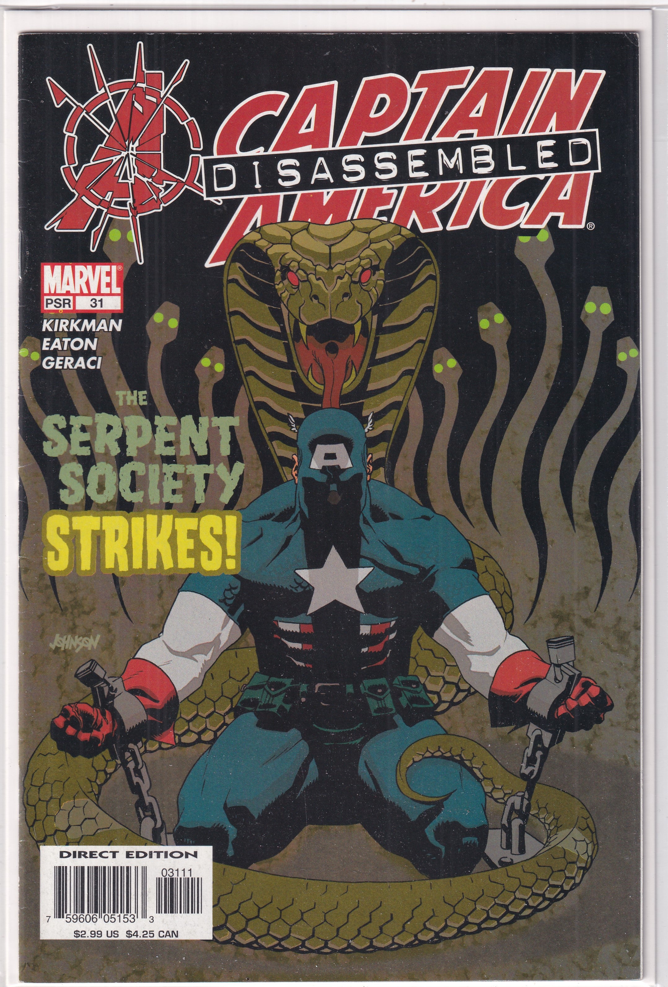 CAPTAIN AMERICA DISASSEMBLED #31 - Slab City Comics 