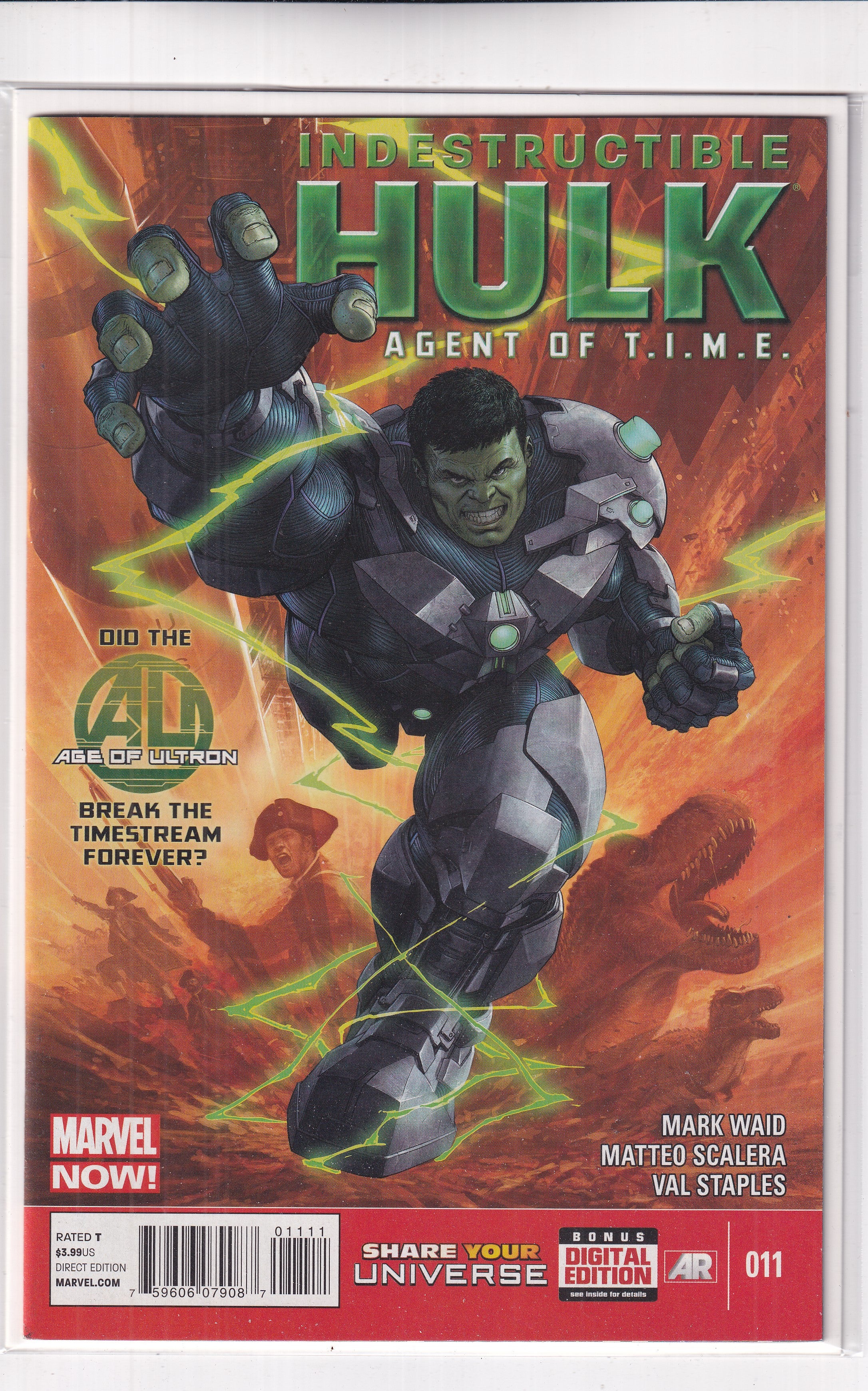 INDESTRUCTIBLE HULK AGENT OF T.I.M.E. #11 - Slab City Comics 