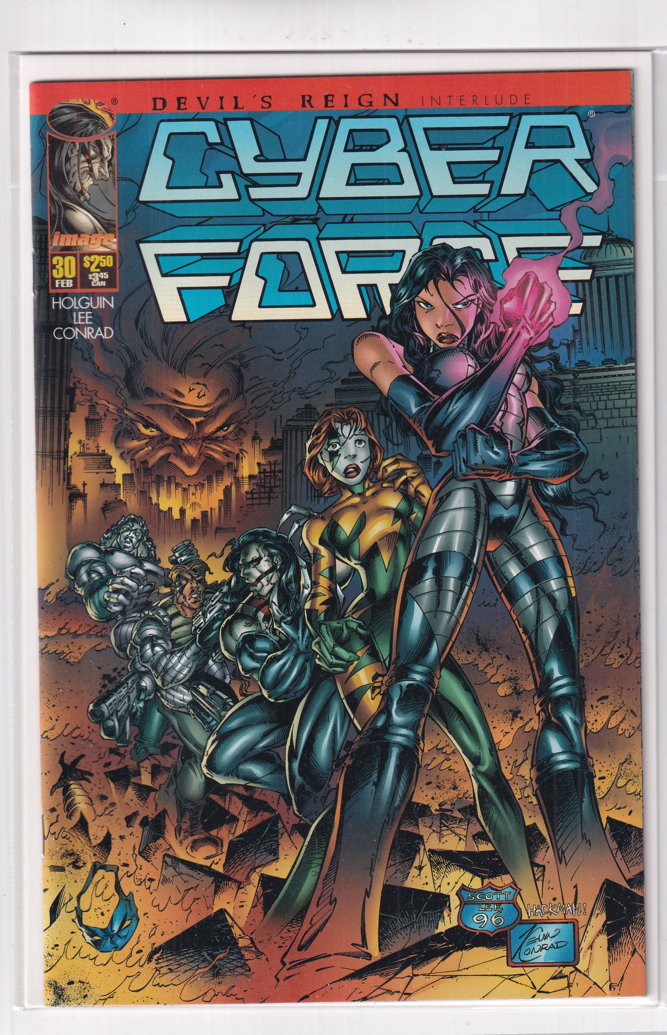 CYBER FORCE #30 - Slab City Comics 