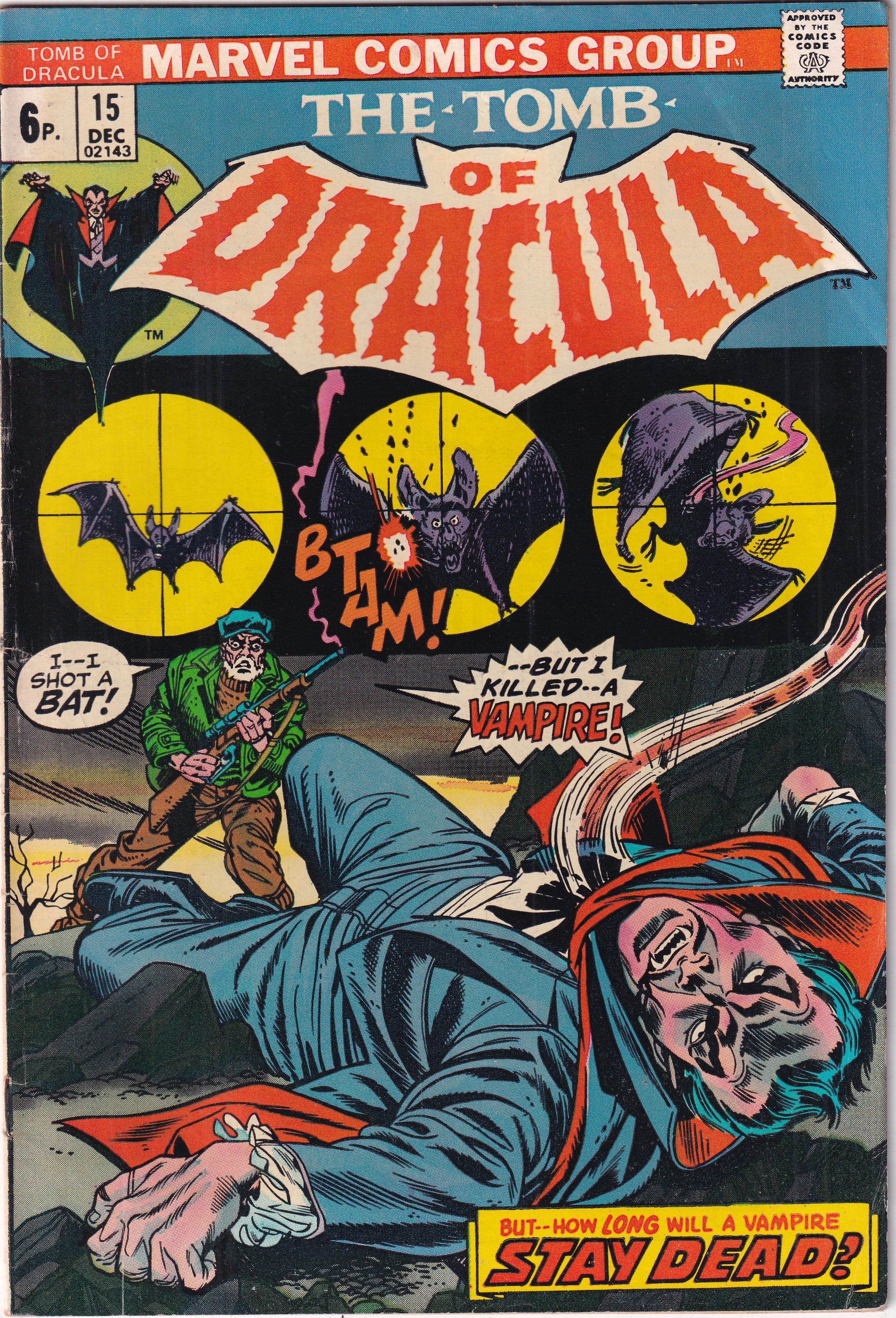 TOMB OF DRACULA #15 - Slab City Comics 