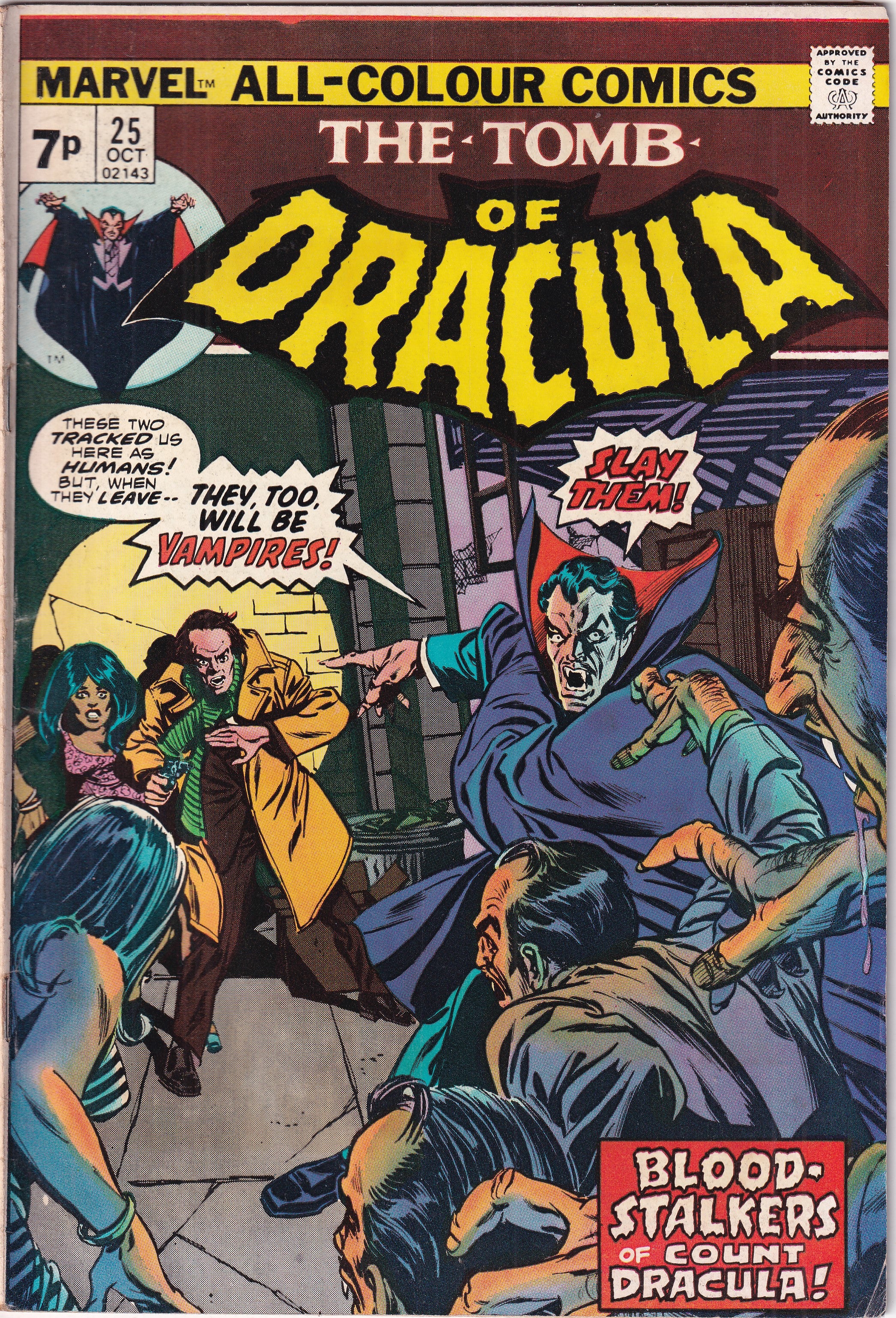 TOMB OF DRACULA #25 - Slab City Comics 