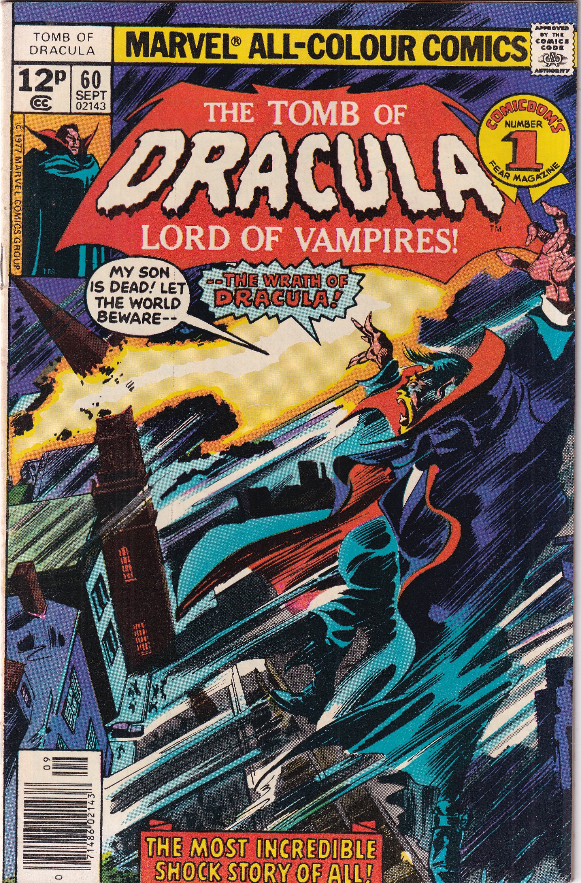 TOMB OF DRACULA #60 - Slab City Comics 
