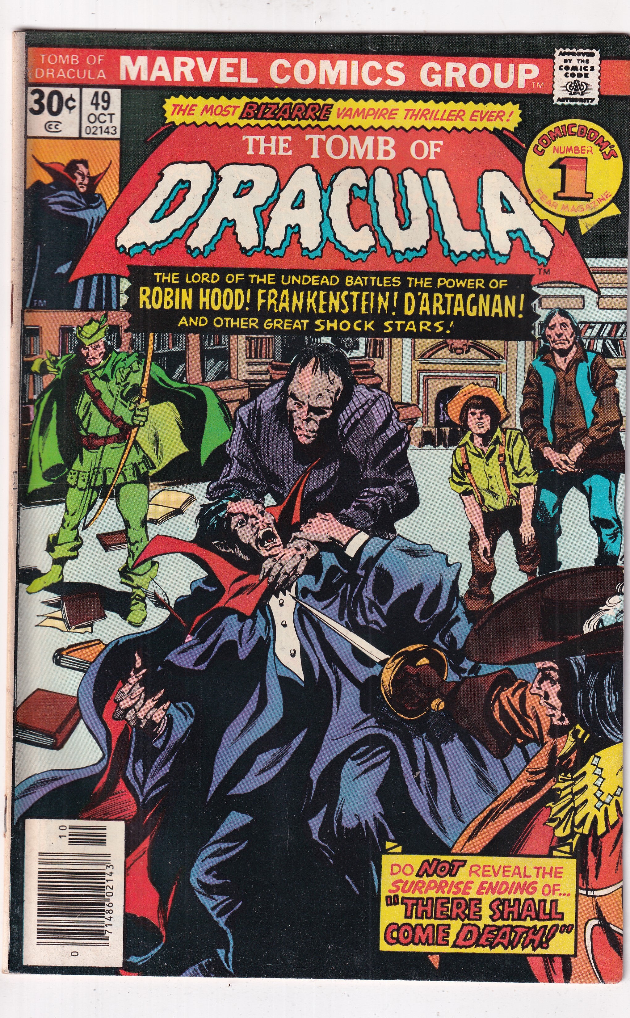 TOMB OF DRACULA #49 - Slab City Comics 