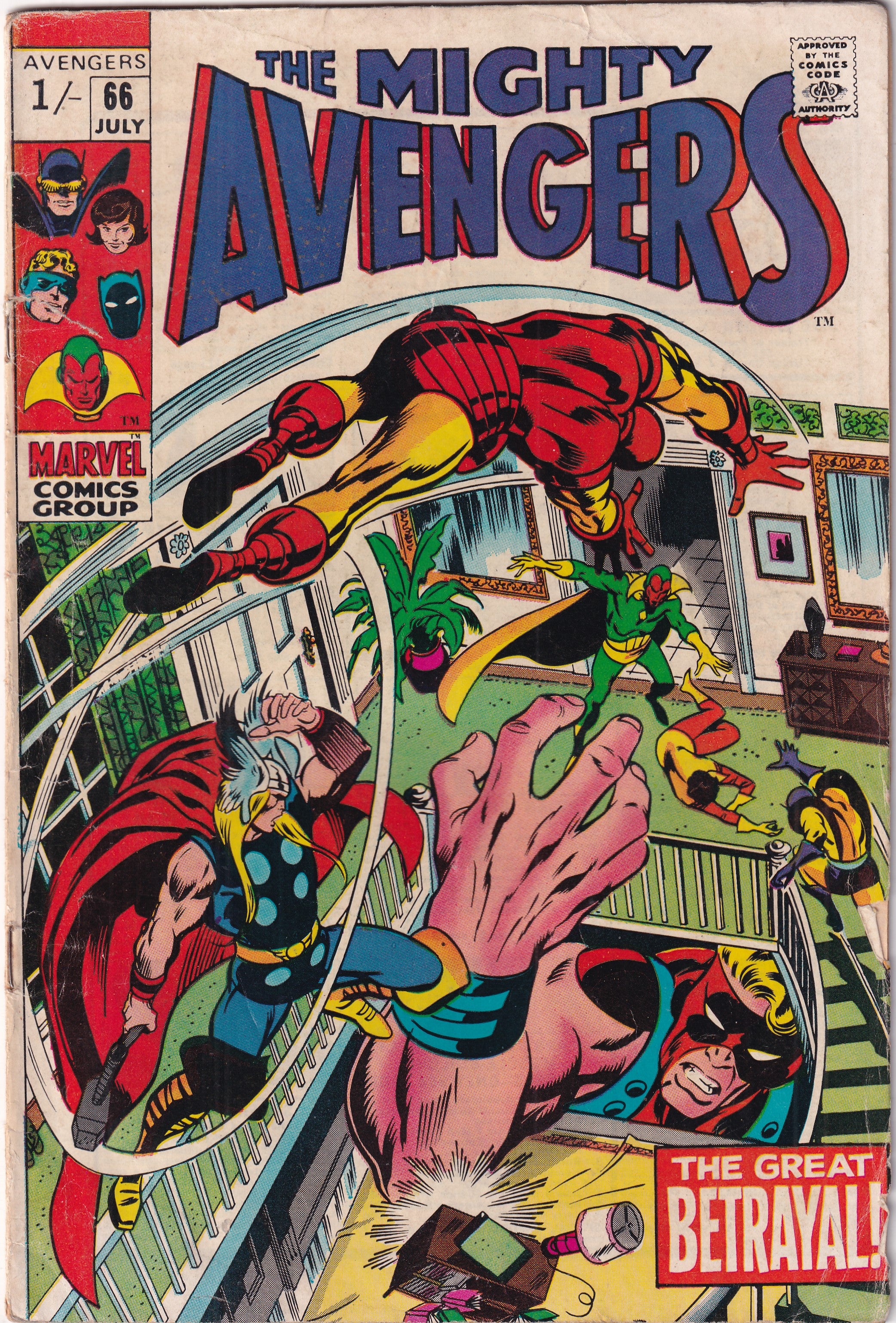 AVENGERS #66 - Slab City Comics 