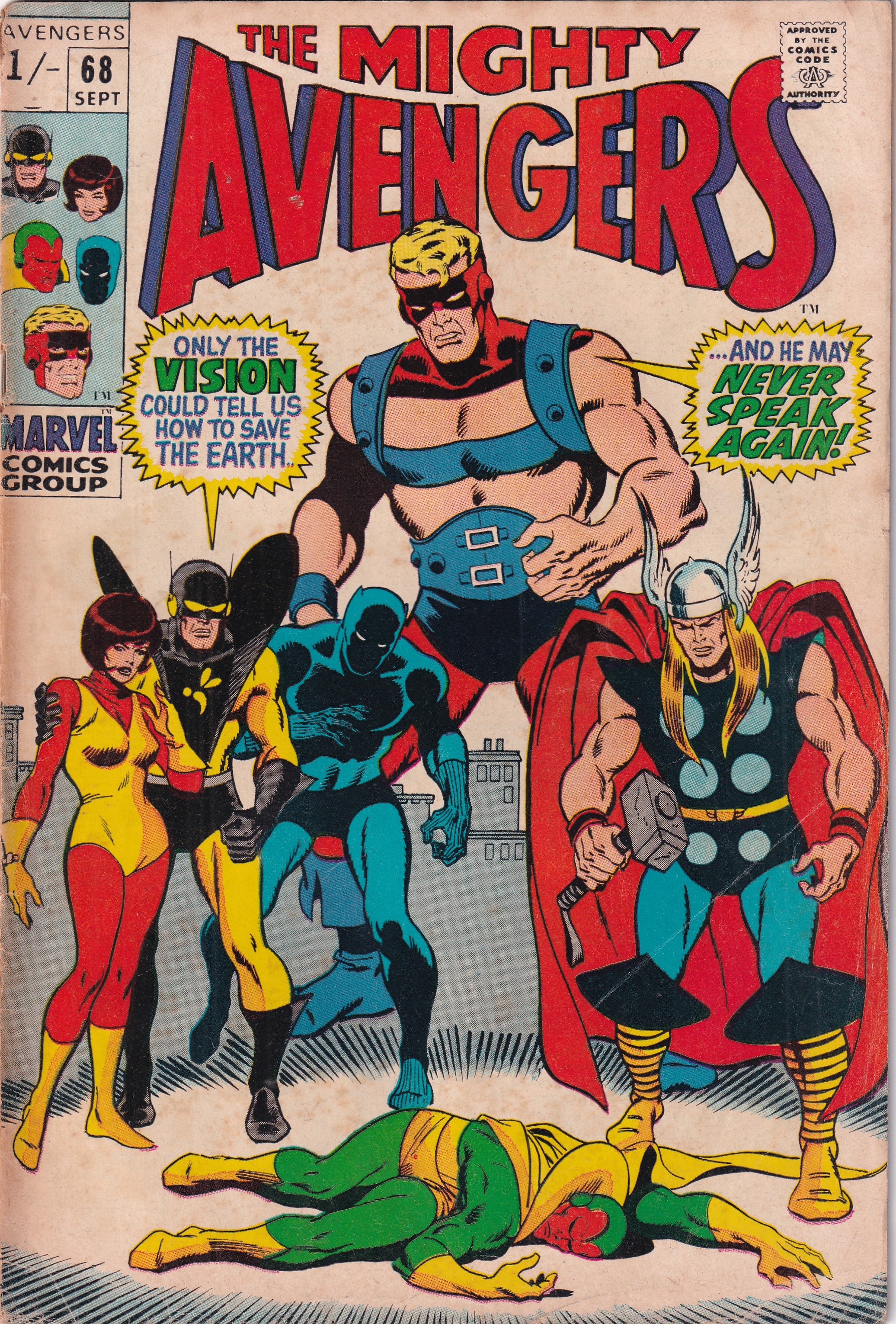 AVENGERS #68 - Slab City Comics 
