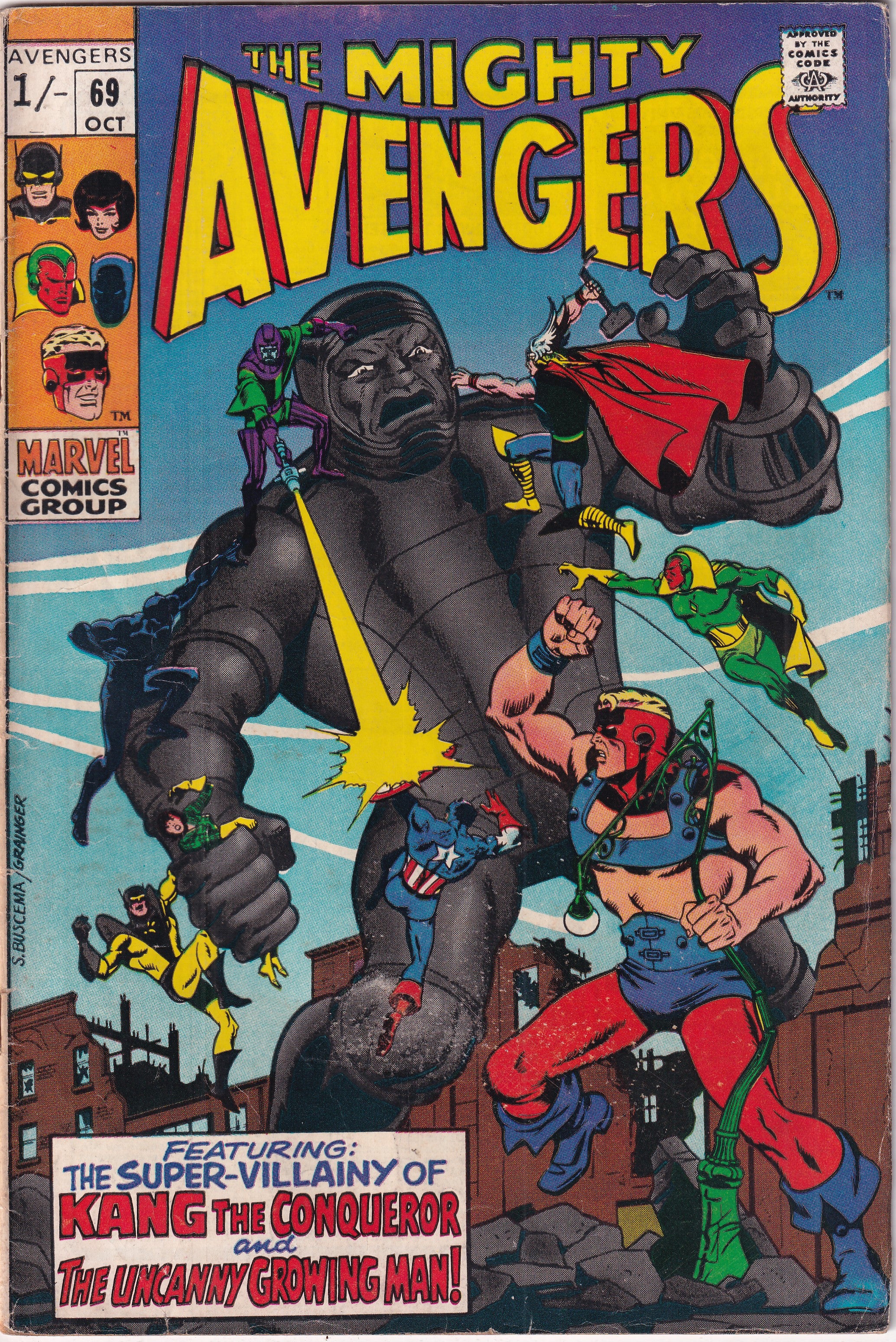 AVENGERS #69 - Slab City Comics 