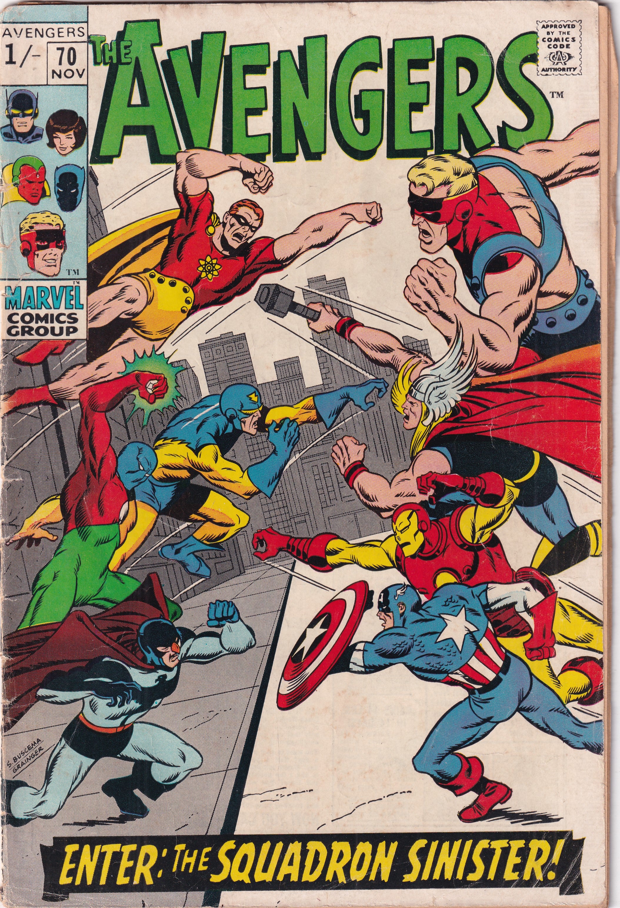 AVENGERS #70 - Slab City Comics 