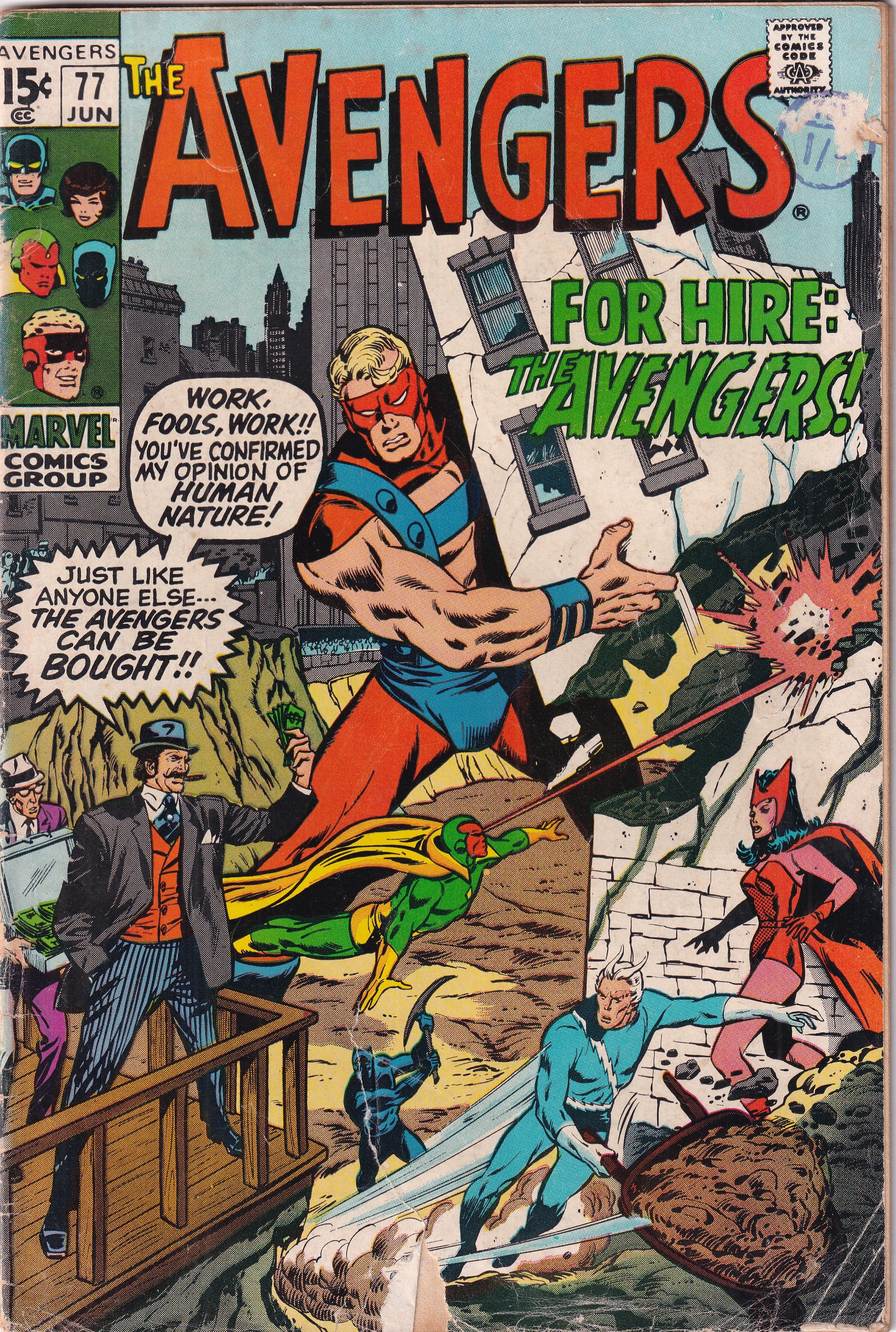 AVENGERS #77 - Slab City Comics 