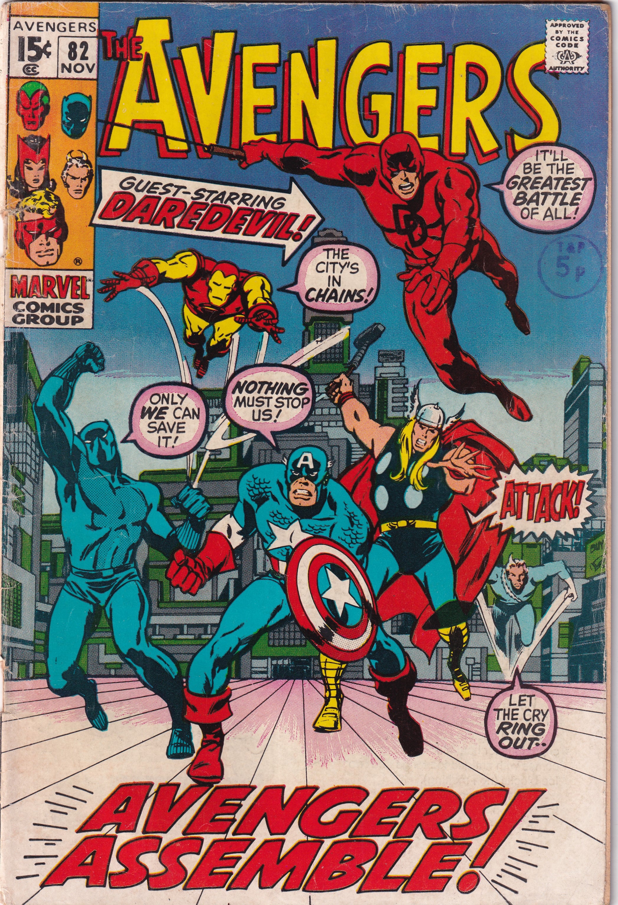AVENGERS #82 - Slab City Comics 