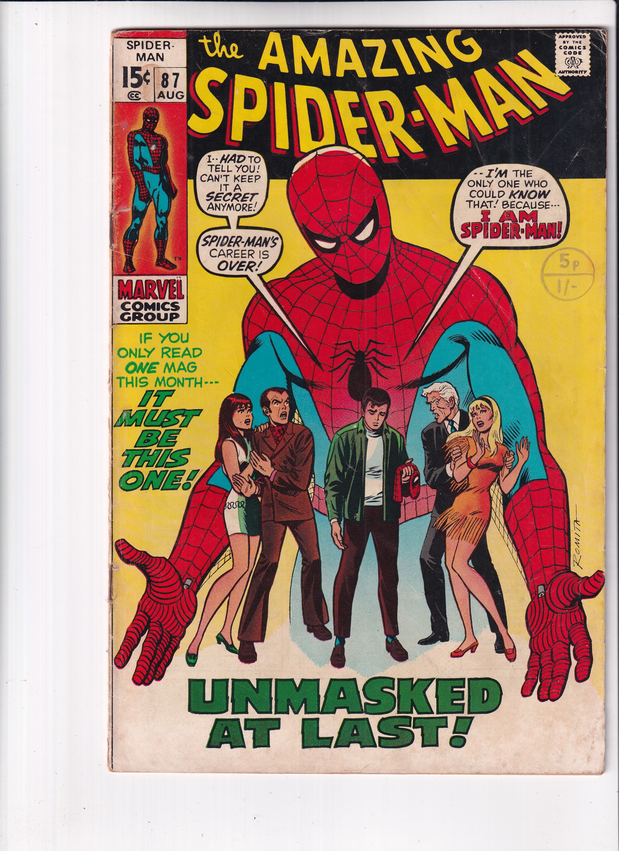 Amazing Spider-Man #87 - Slab City Comics 