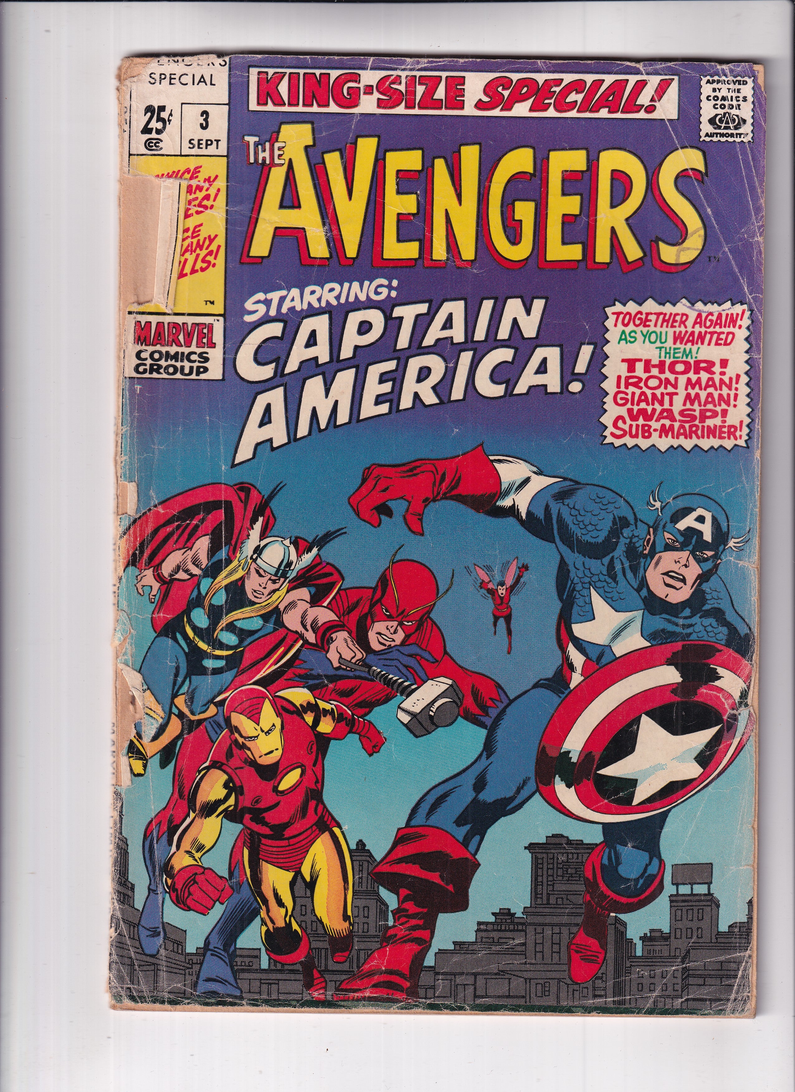 Avengers Annual #3 (FRONT COVERS DETACHED) - Slab City Comics 