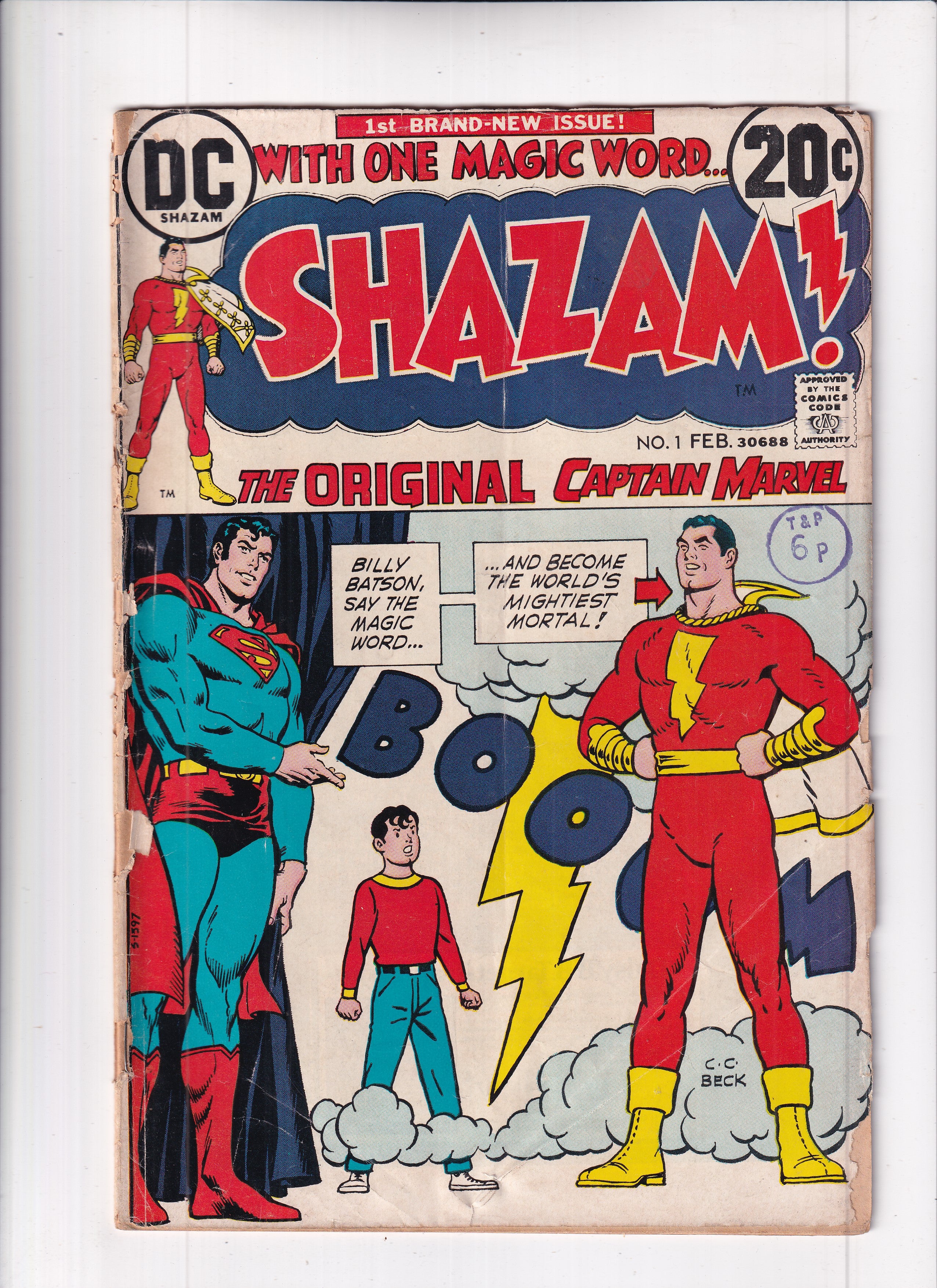 SHAZAM! #1 (DETATCHED) - Slab City Comics 