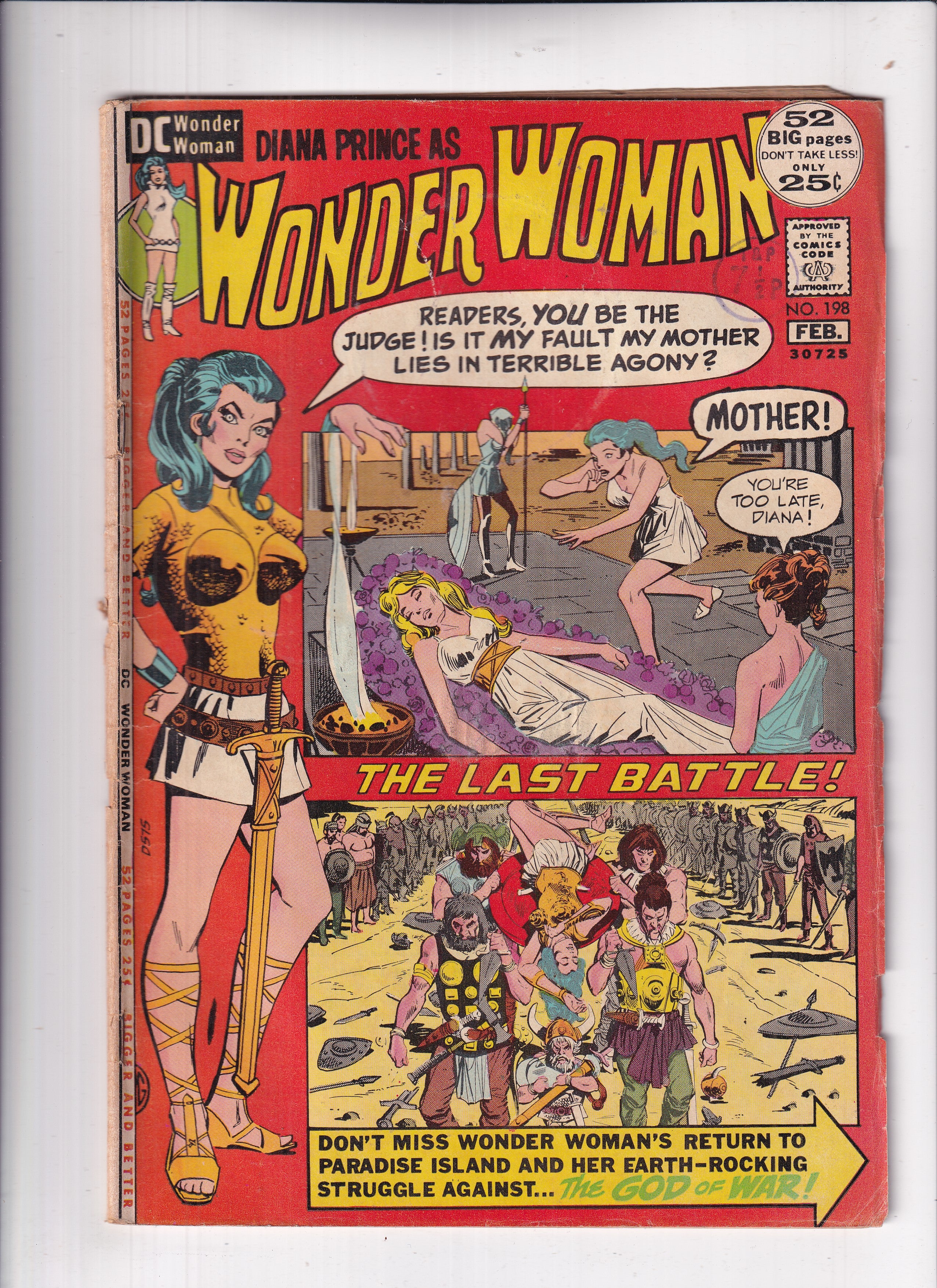 WONDER WOMAN #198 - Slab City Comics 