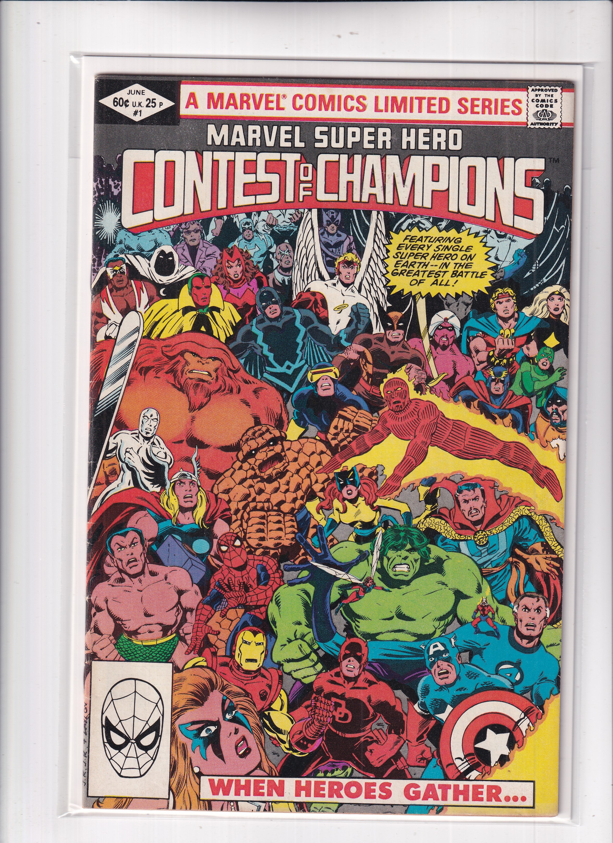 MARVEL SUPER HERO CONTEST OF CHAMPIONS #1 - Slab City Comics 