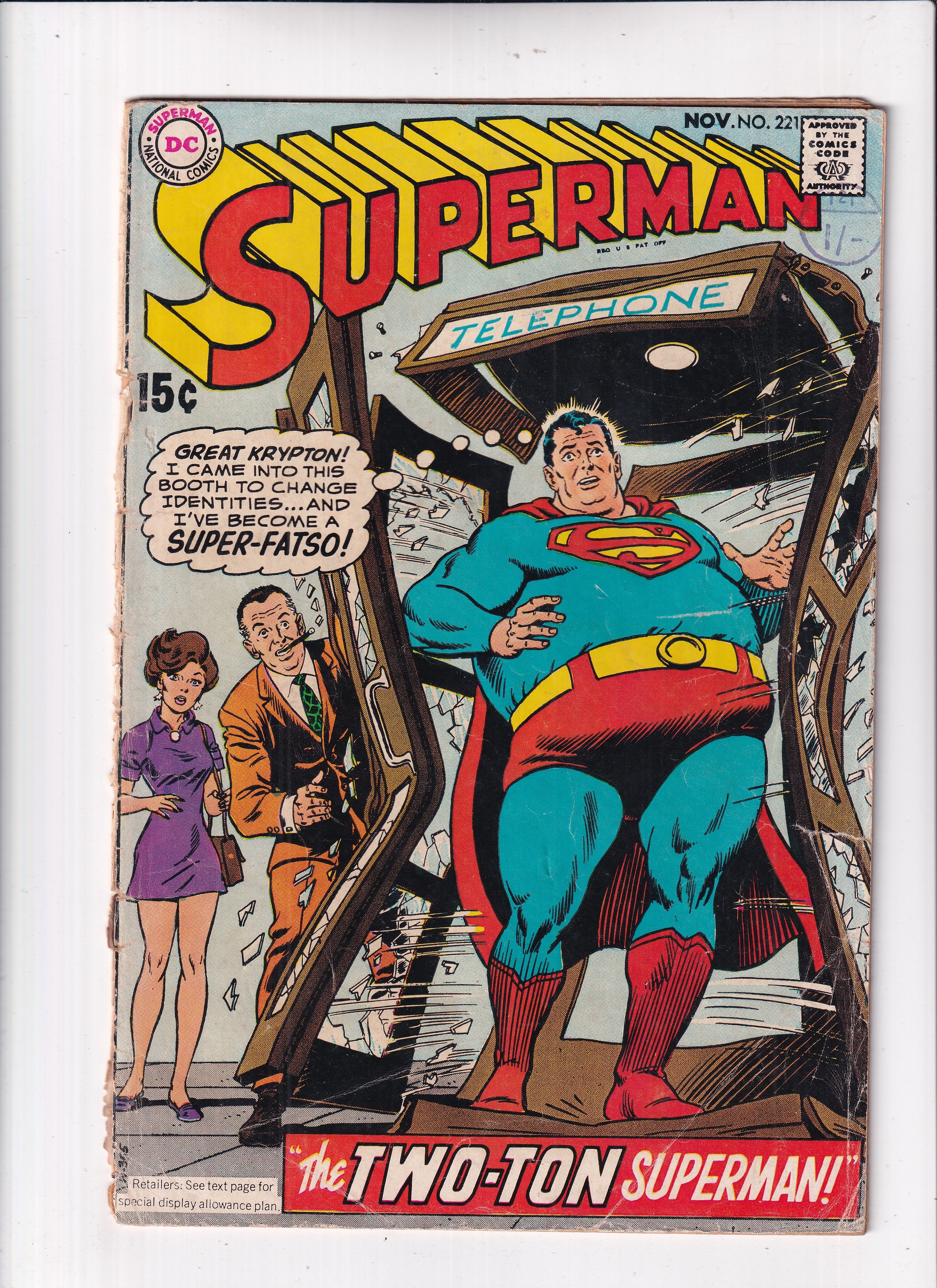 SUPERMAN #221 (DETACHED) - Slab City Comics 