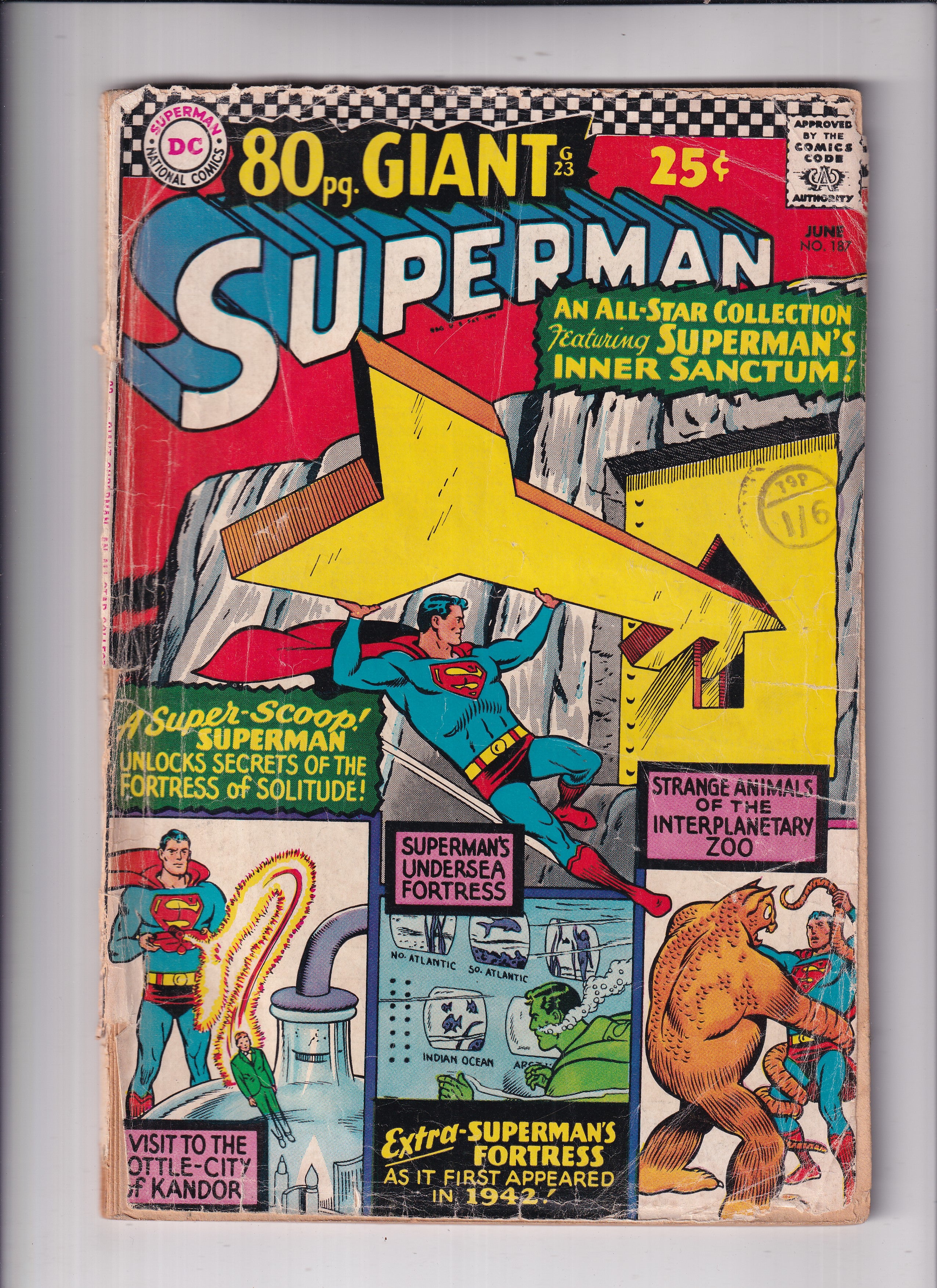 SUPERMAN #187 (DETACHED) - Slab City Comics 