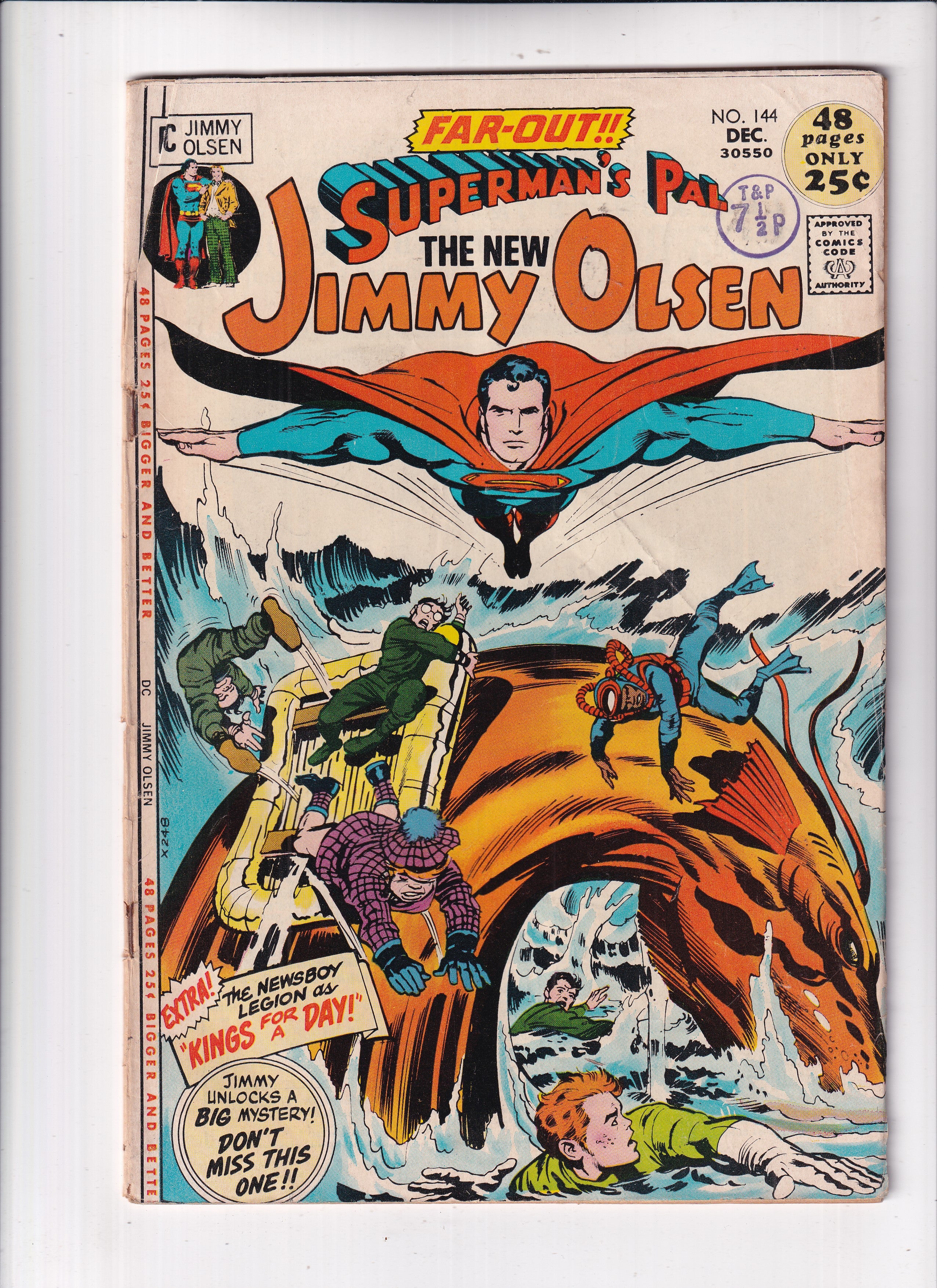 SUPERMAN'S PAL JIMMY OLSEN #144 - Slab City Comics 