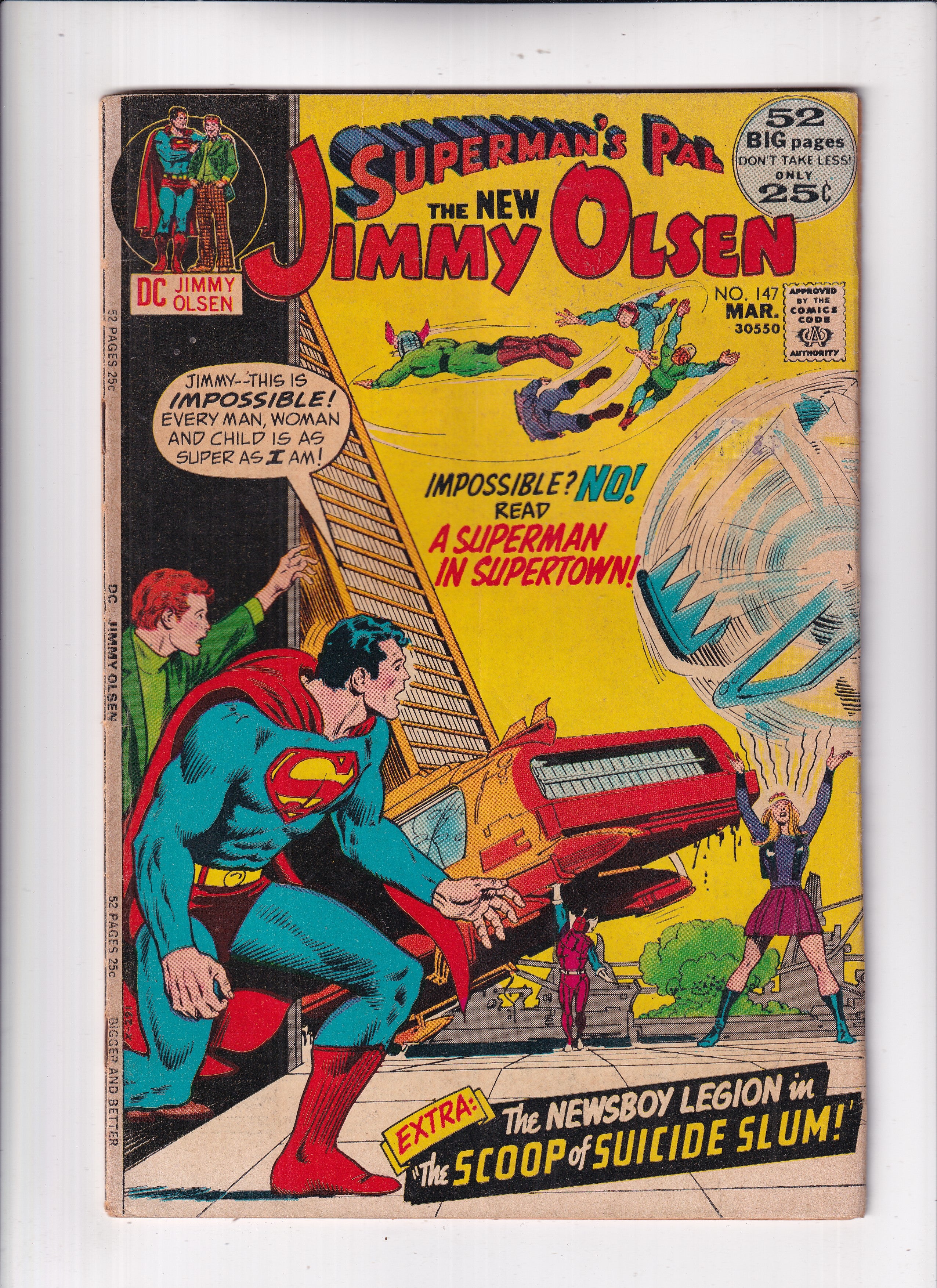 SUPERMAN'S PAL JIMMY OLSEN #147 - Slab City Comics 