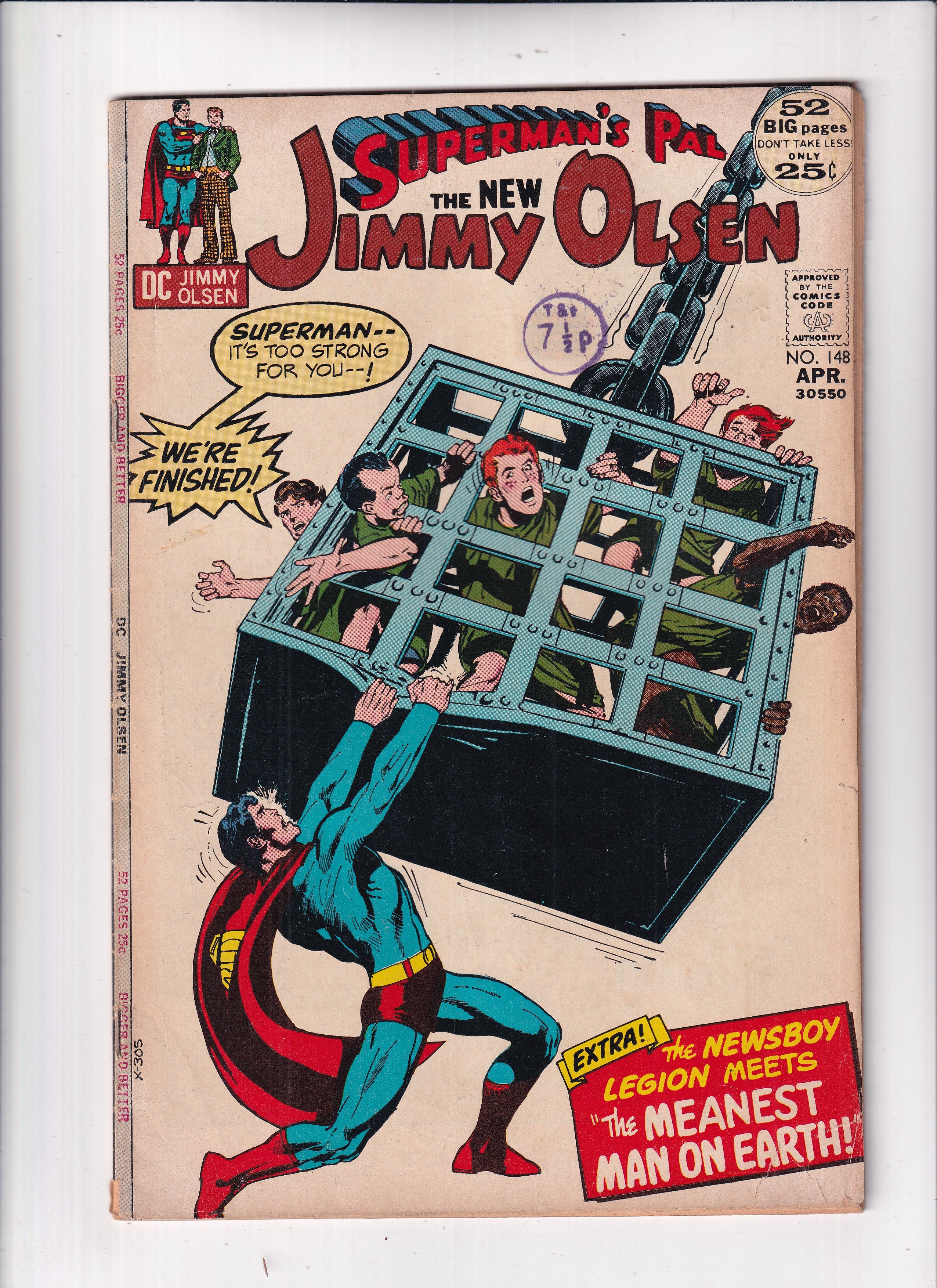 SUPERMAN'S PAL JIMMY OLSEN #148 - Slab City Comics 