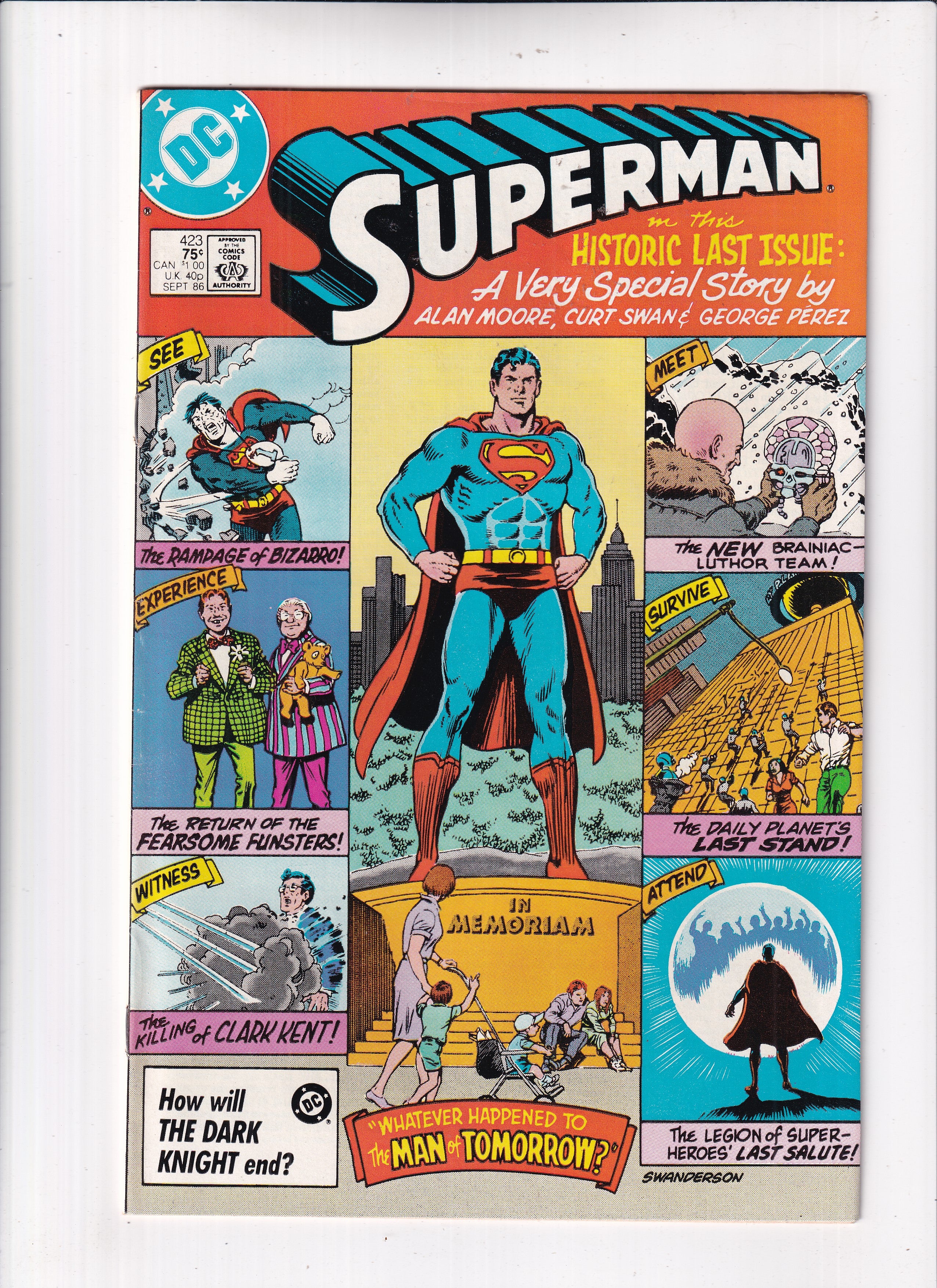 SUPERMAN #423 - Slab City Comics 