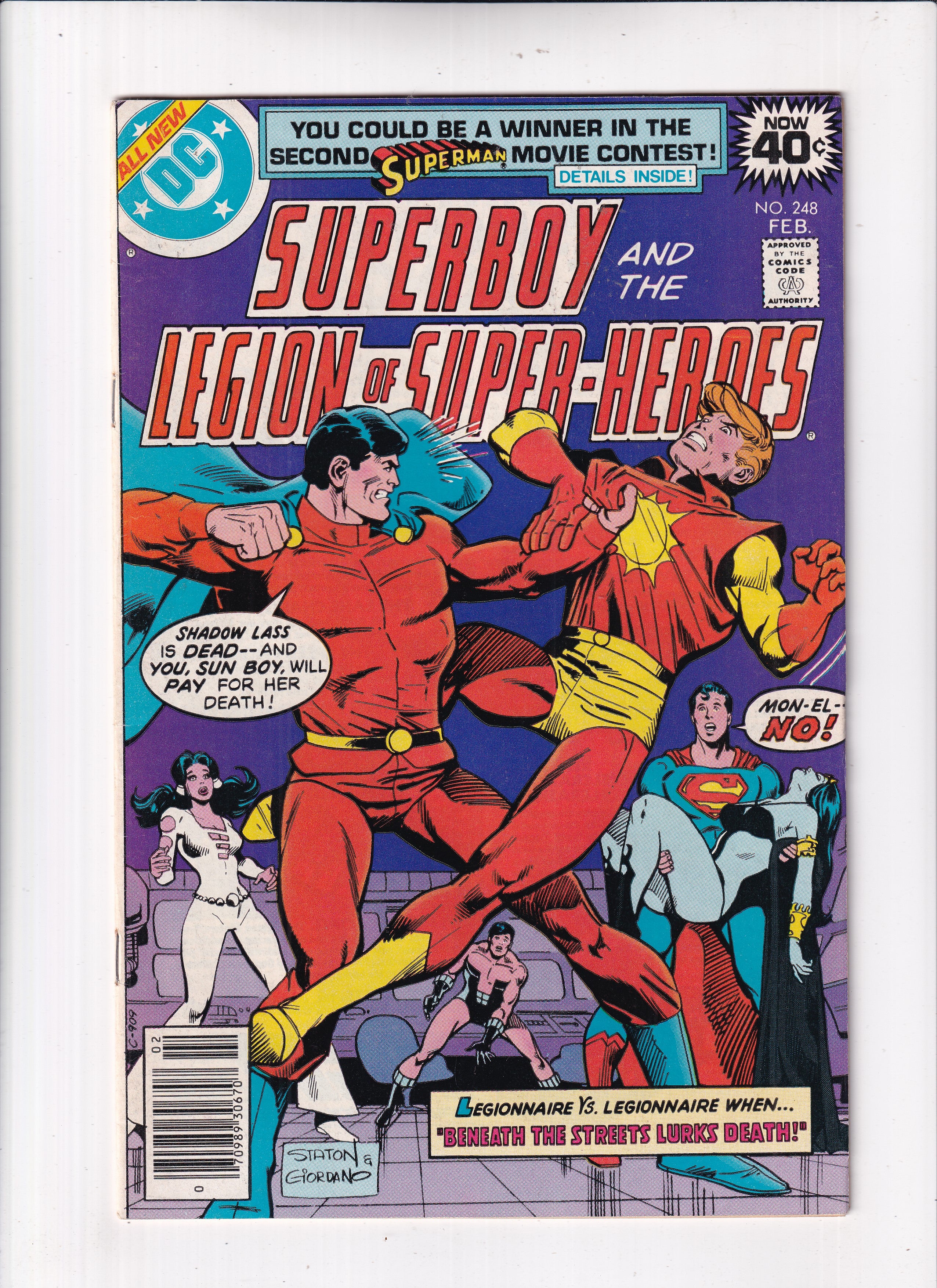 SUPERBOY AND THE LEGION OF SUPER-HEROES #248 - Slab City Comics 