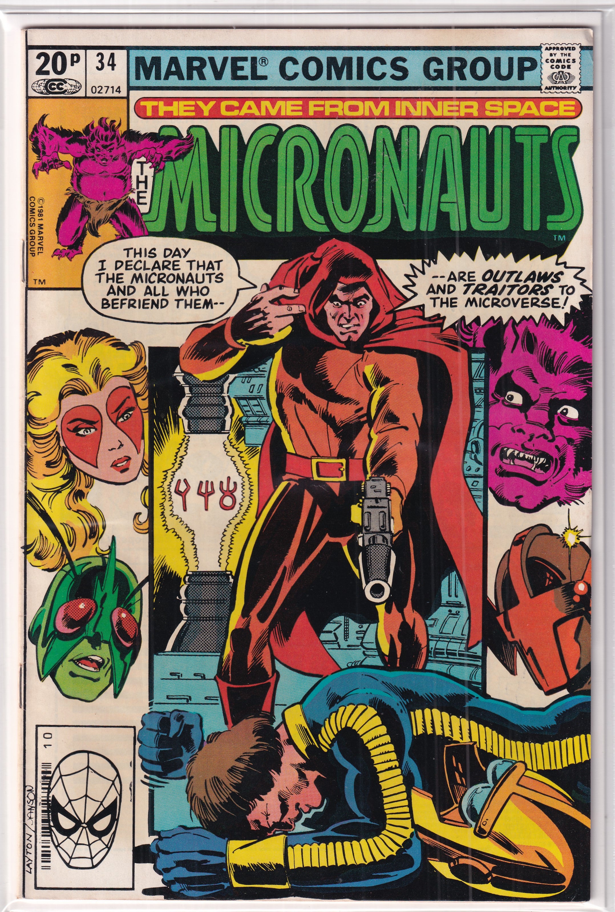 Micronauts #34