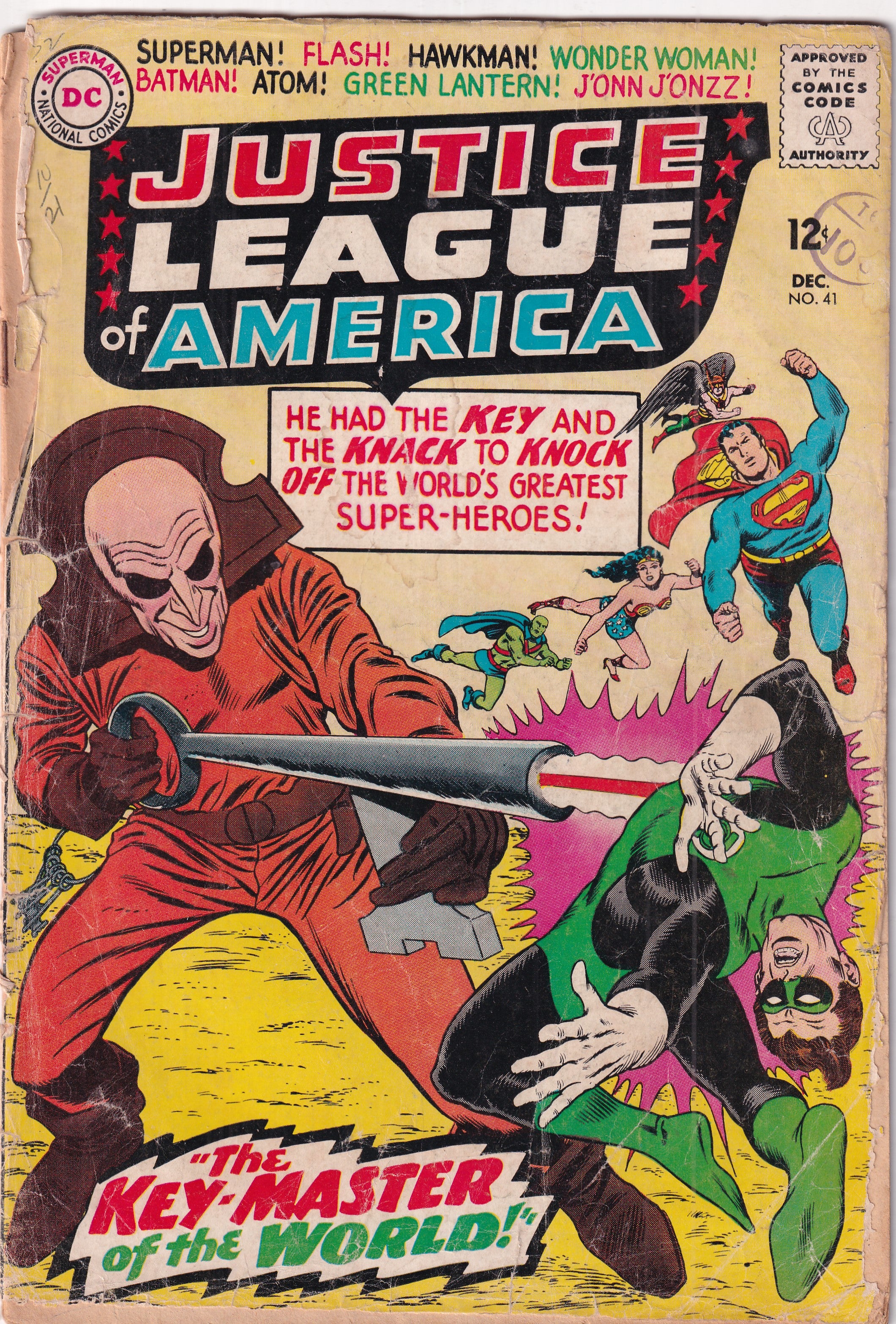 Justice League of America #41 (detached cover)